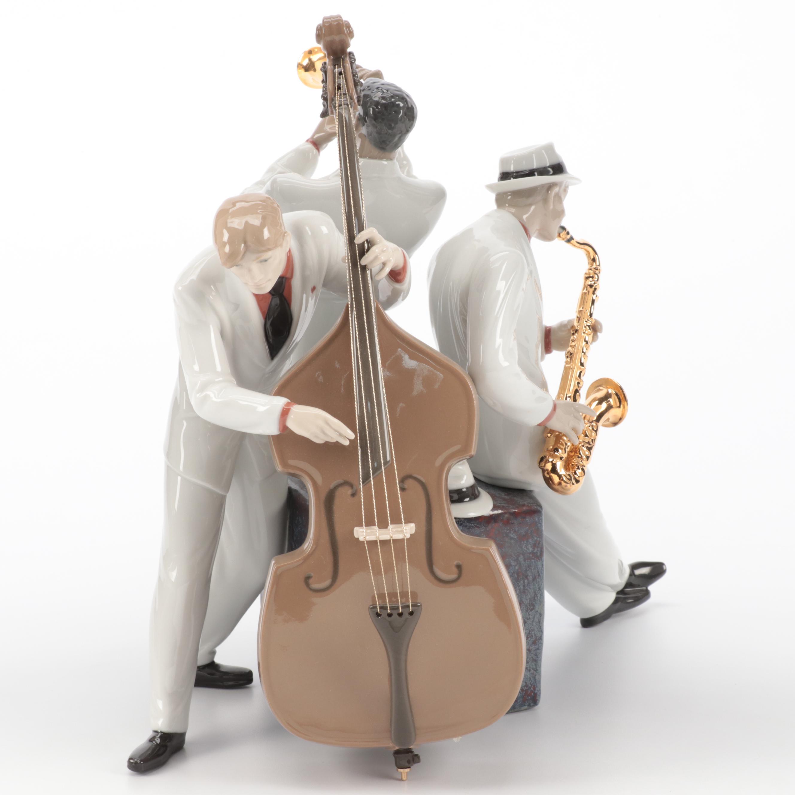 Lladró "Jazz Trio" Limited Edition Porcelain Figurine, 2011