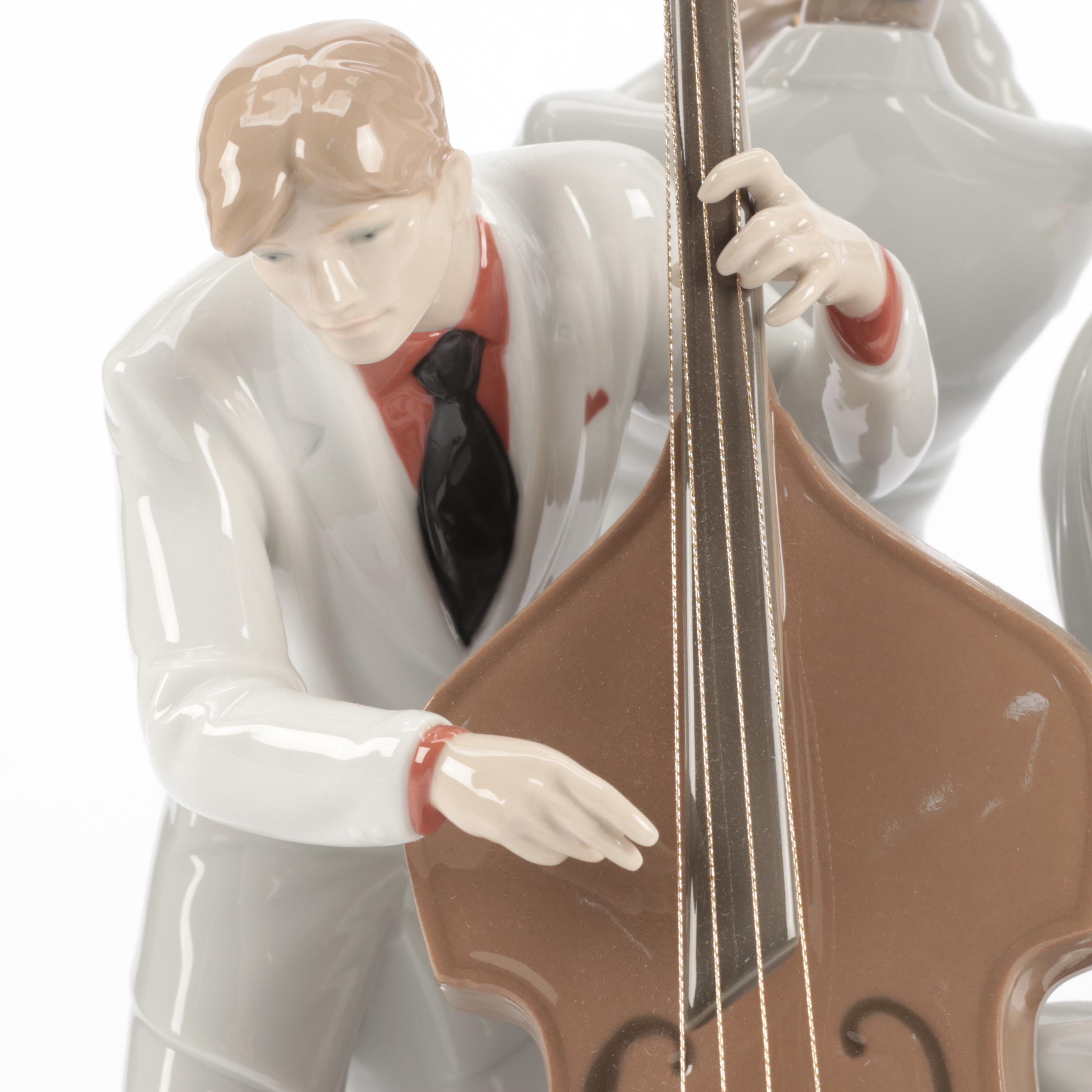 Lladró "Jazz Trio" Limited Edition Porcelain Figurine, 2011