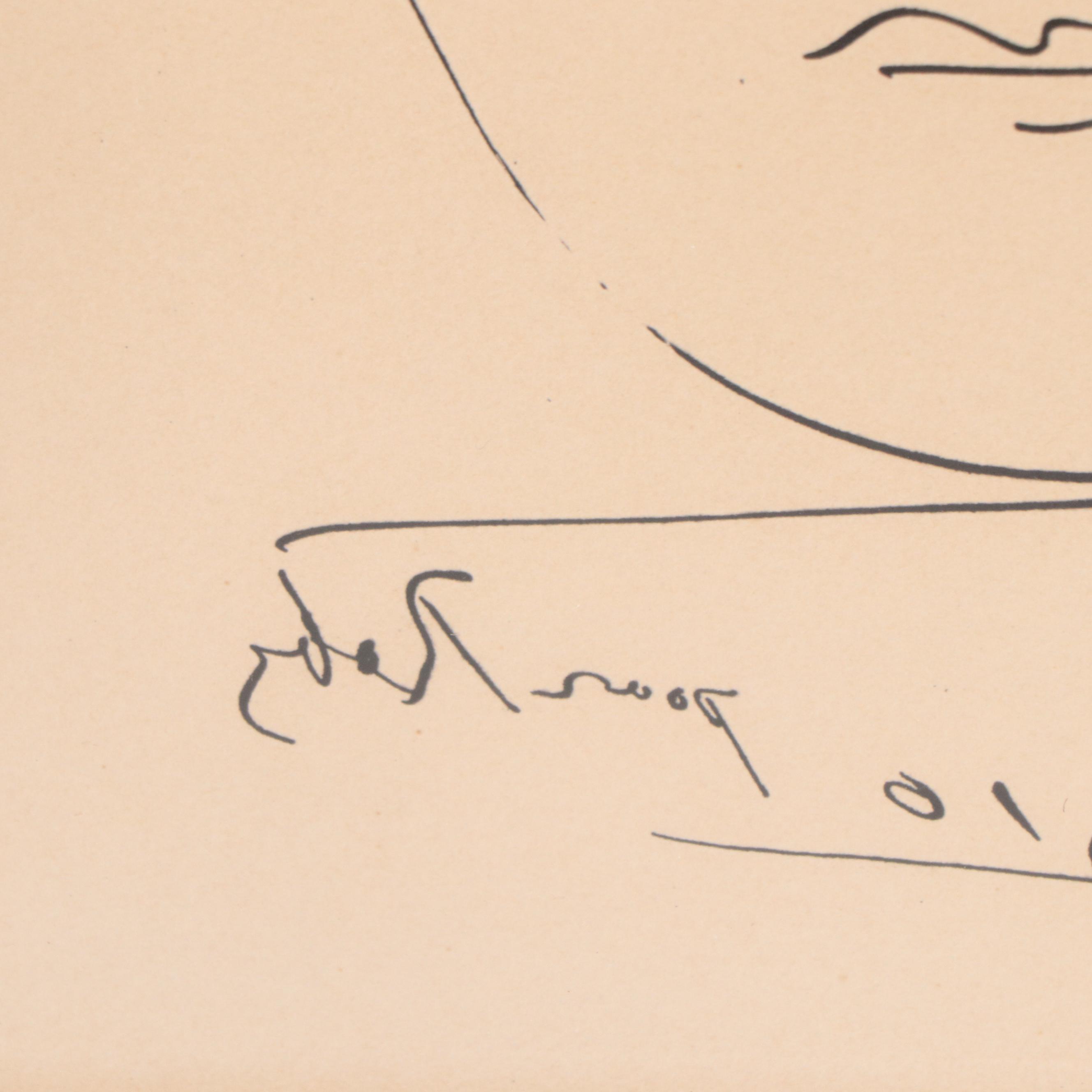 Pablo Picasso Restrike Etching "L'Age de Soleil"