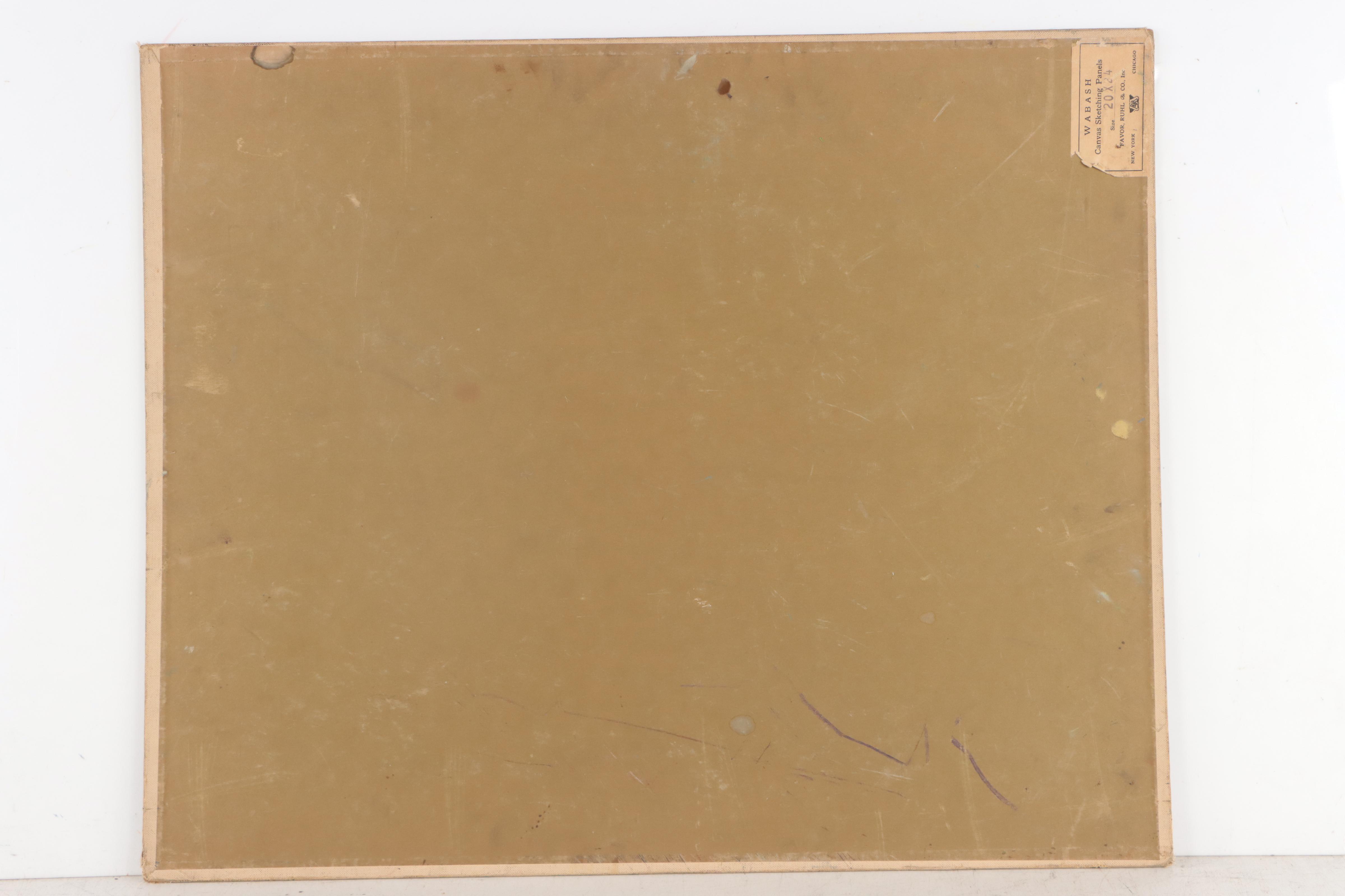 Dan Burne Jones Landscape Oil Painting, 1950