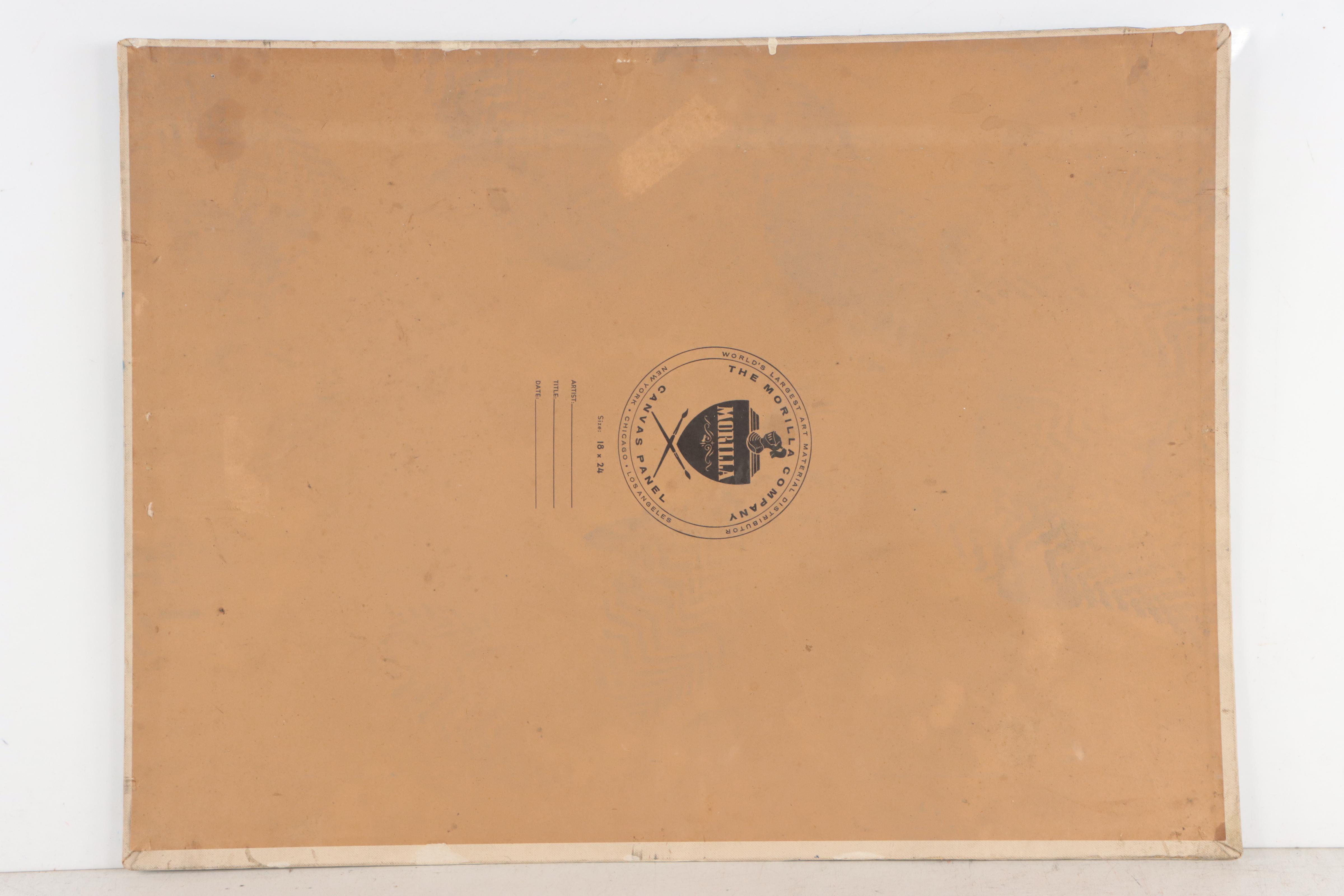 Dan Burne Jones Snowy Landscape Oil Painting