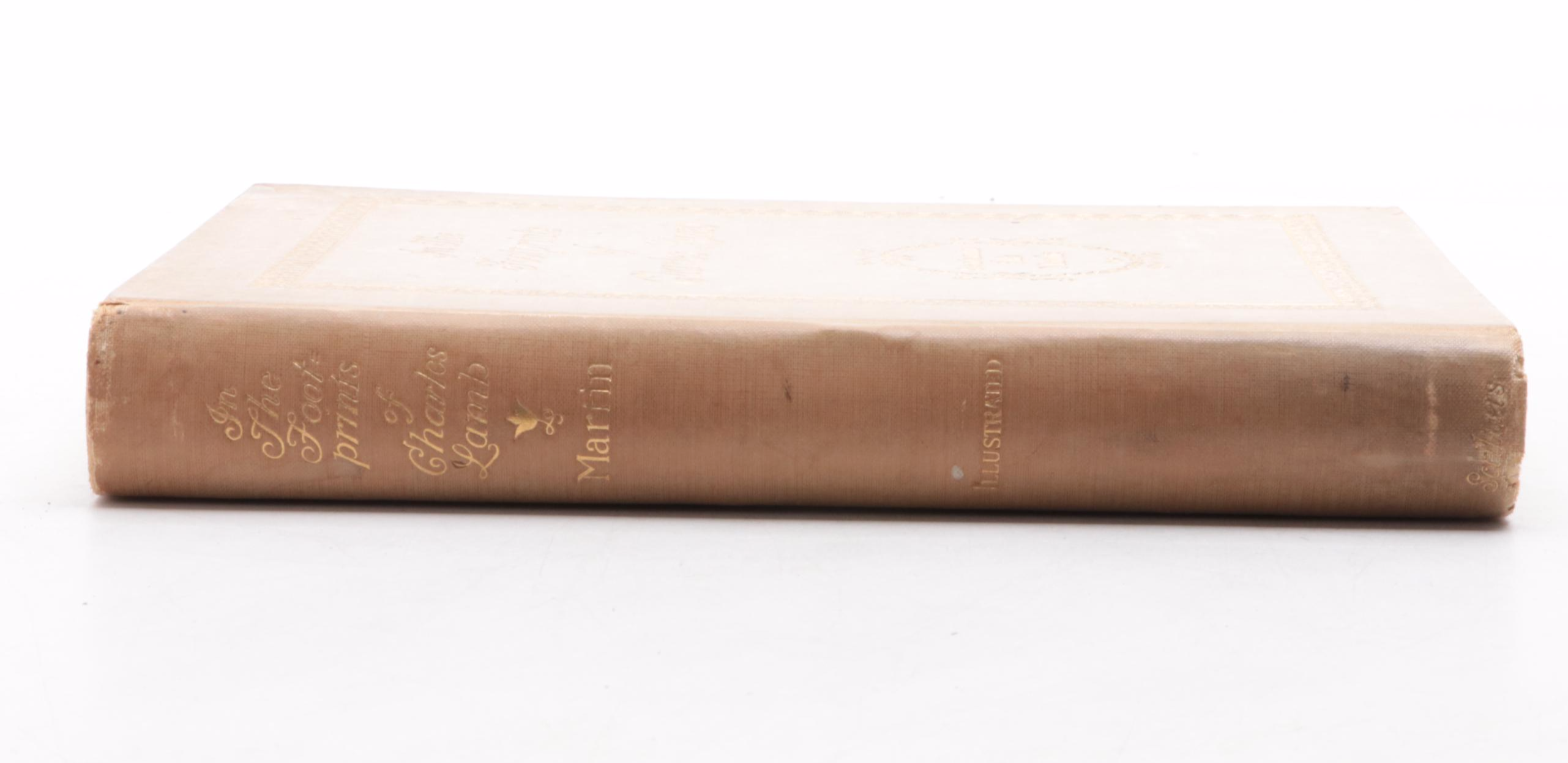 First Edition "In the Footprints of Charles Lamb" by Benjamin E. Martin, 1890