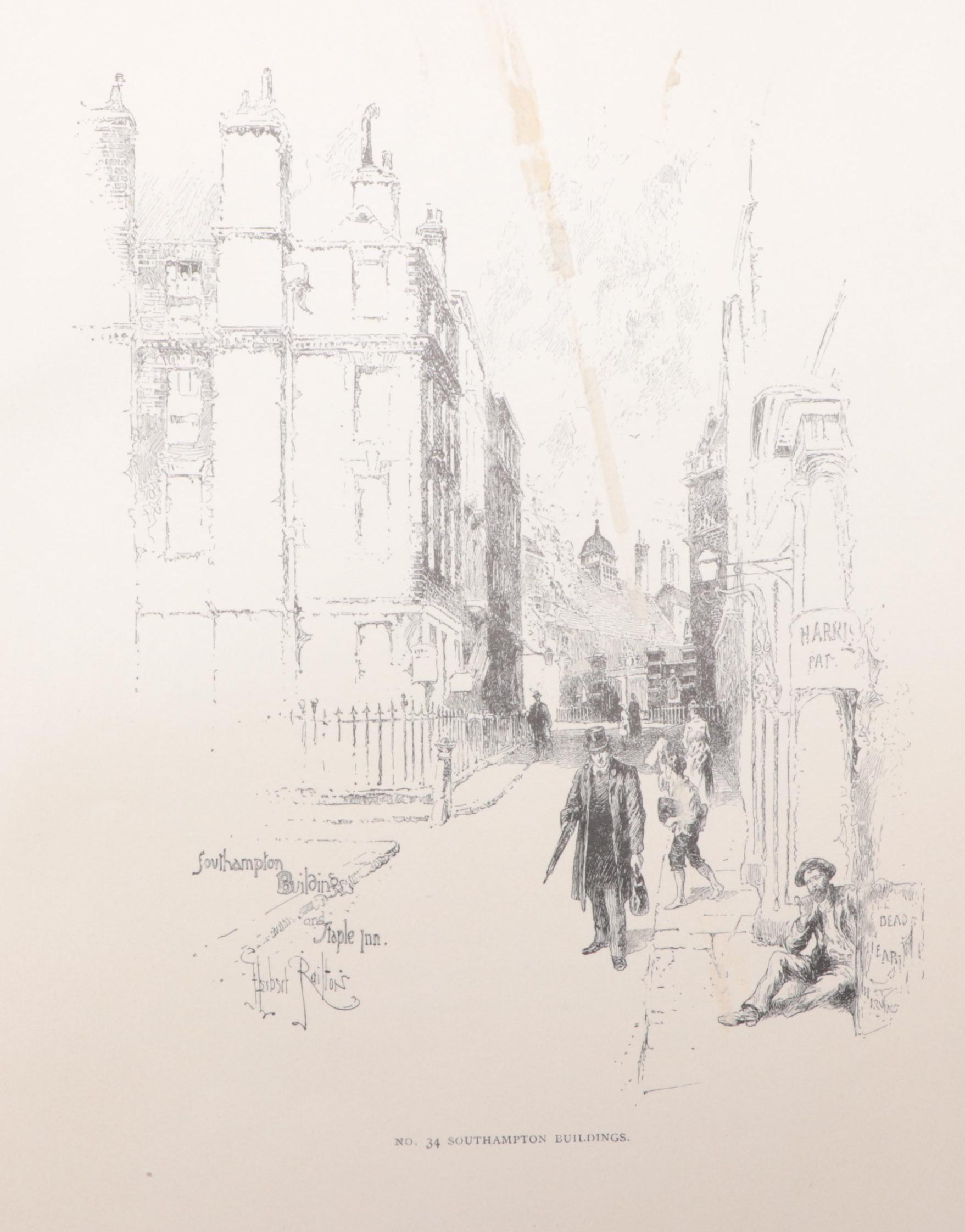 First Edition "In the Footprints of Charles Lamb" by Benjamin E. Martin, 1890