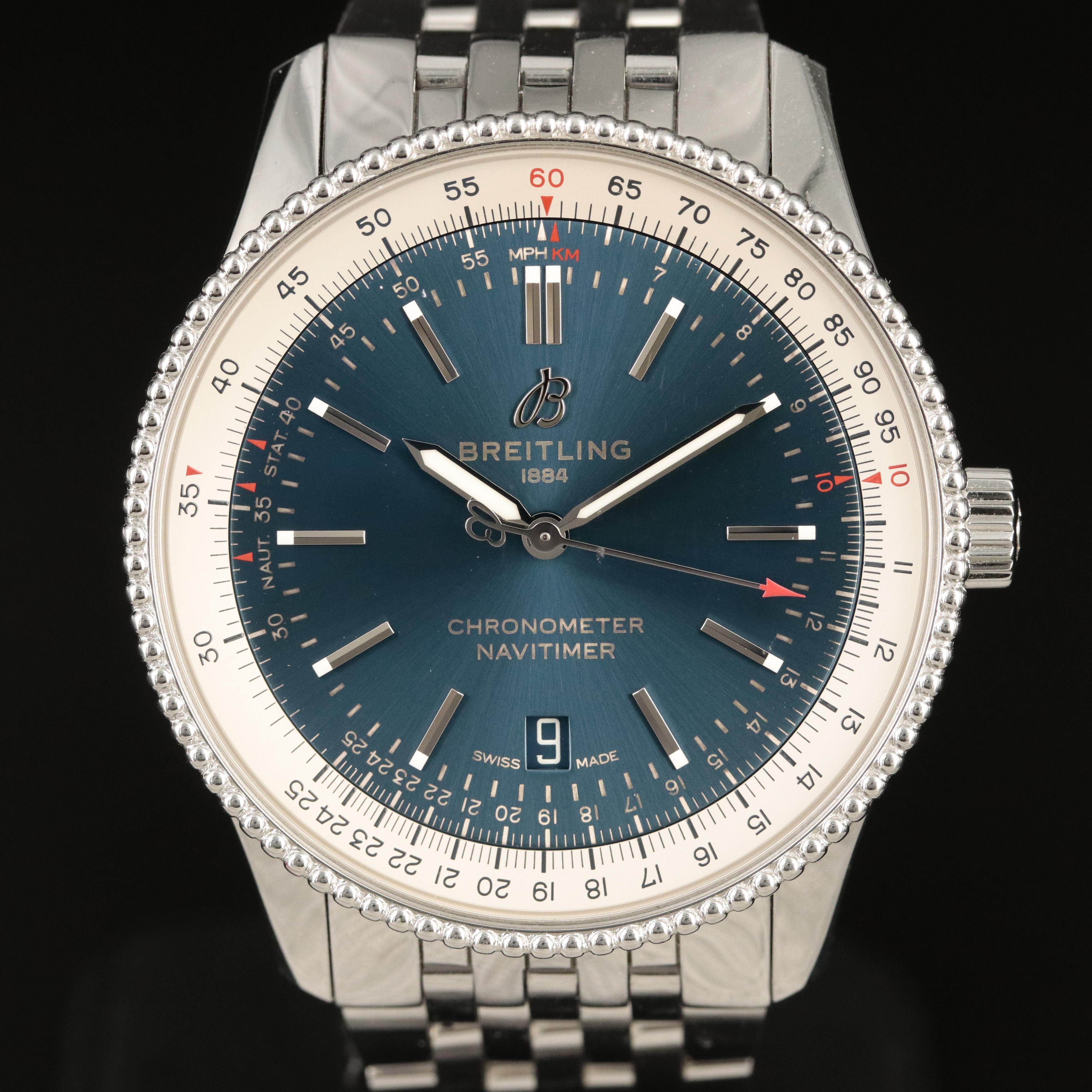 Breitling Navitimer 41 Blue Dial Watch