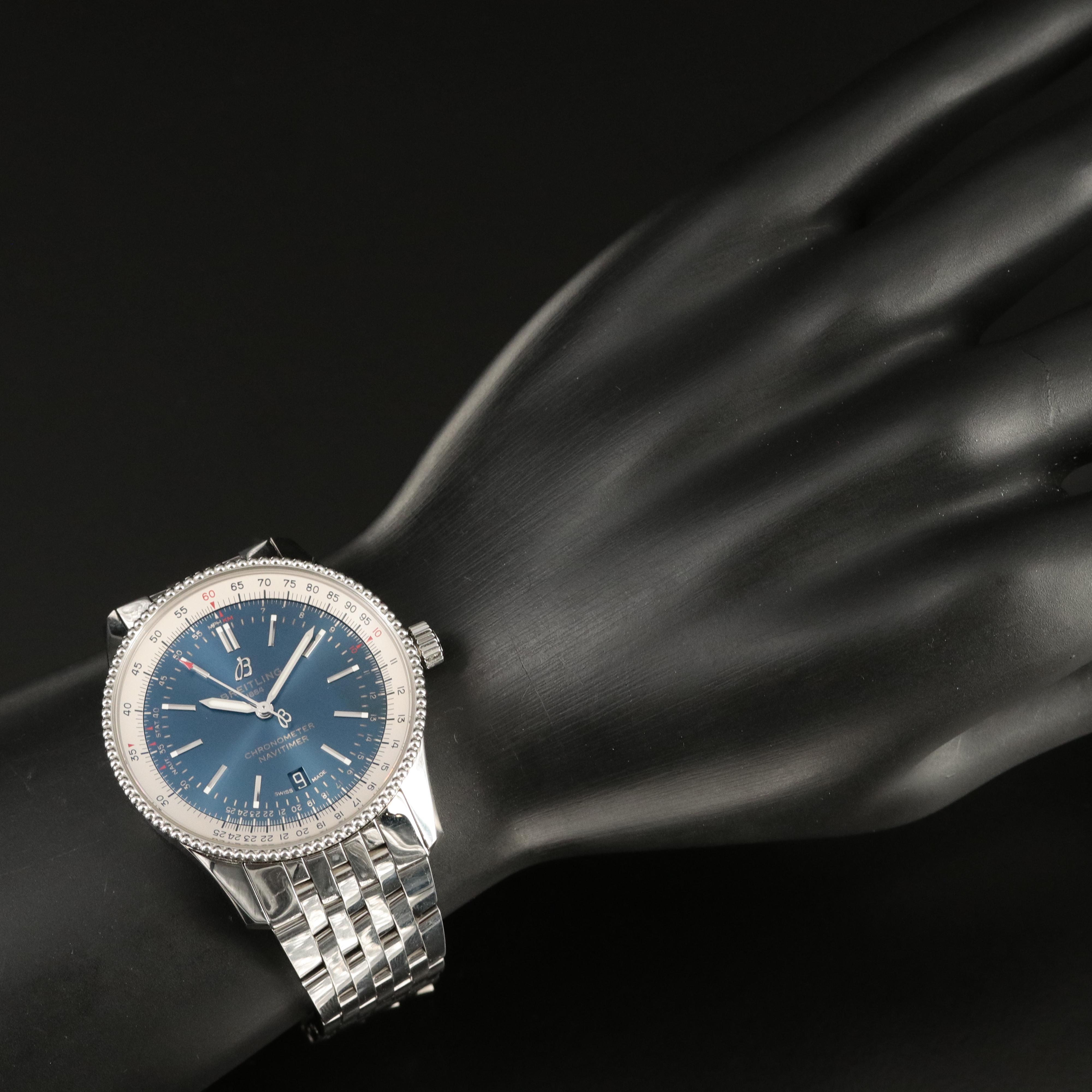 Breitling Navitimer 41 Blue Dial Watch