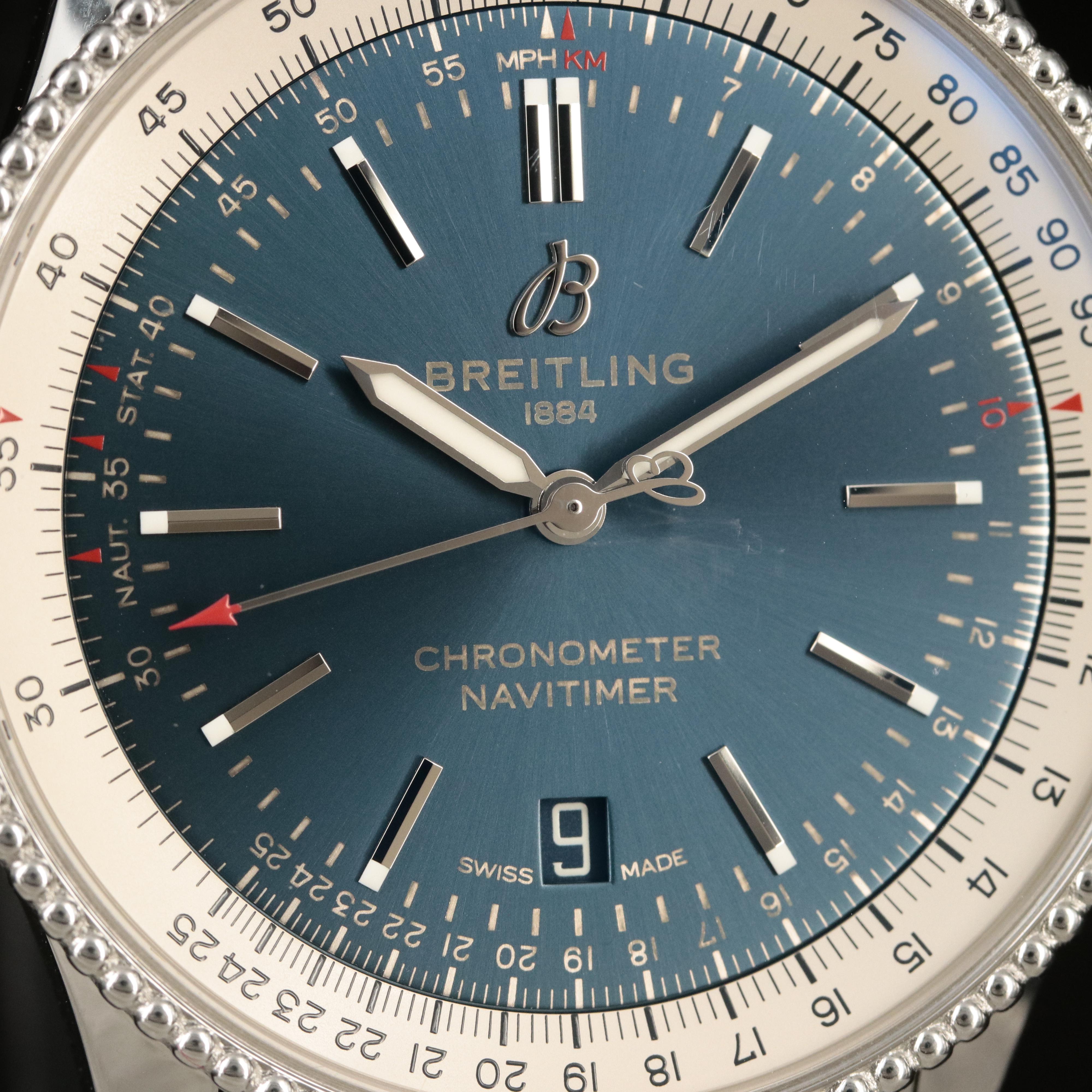 Breitling Navitimer 41 Blue Dial Watch