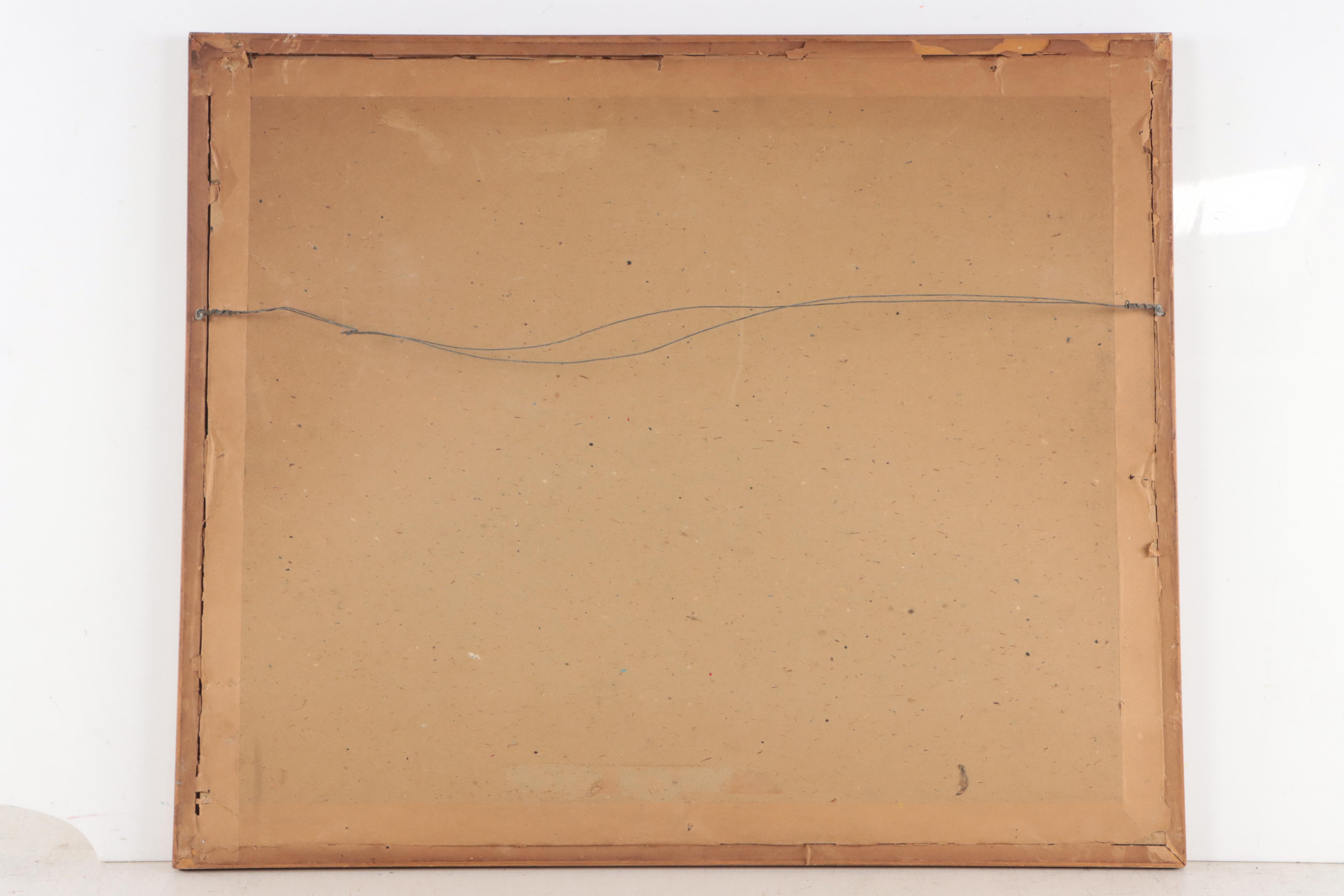 Dan Burne Jones Watercolor Painting "November in Door County," 1947