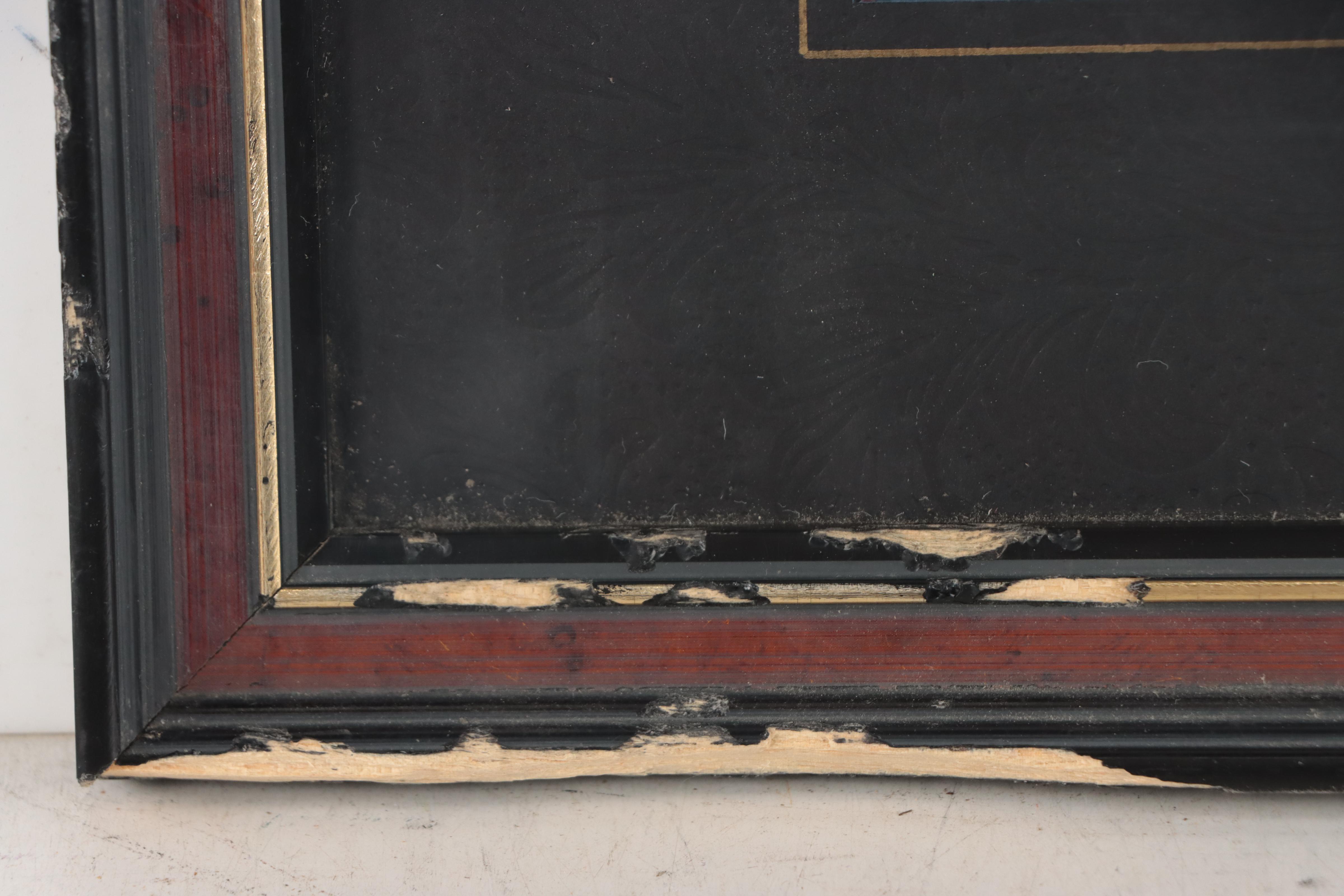 Offset Lithograph After Fanny Palmer "A Midnight Race on the Mississippi"