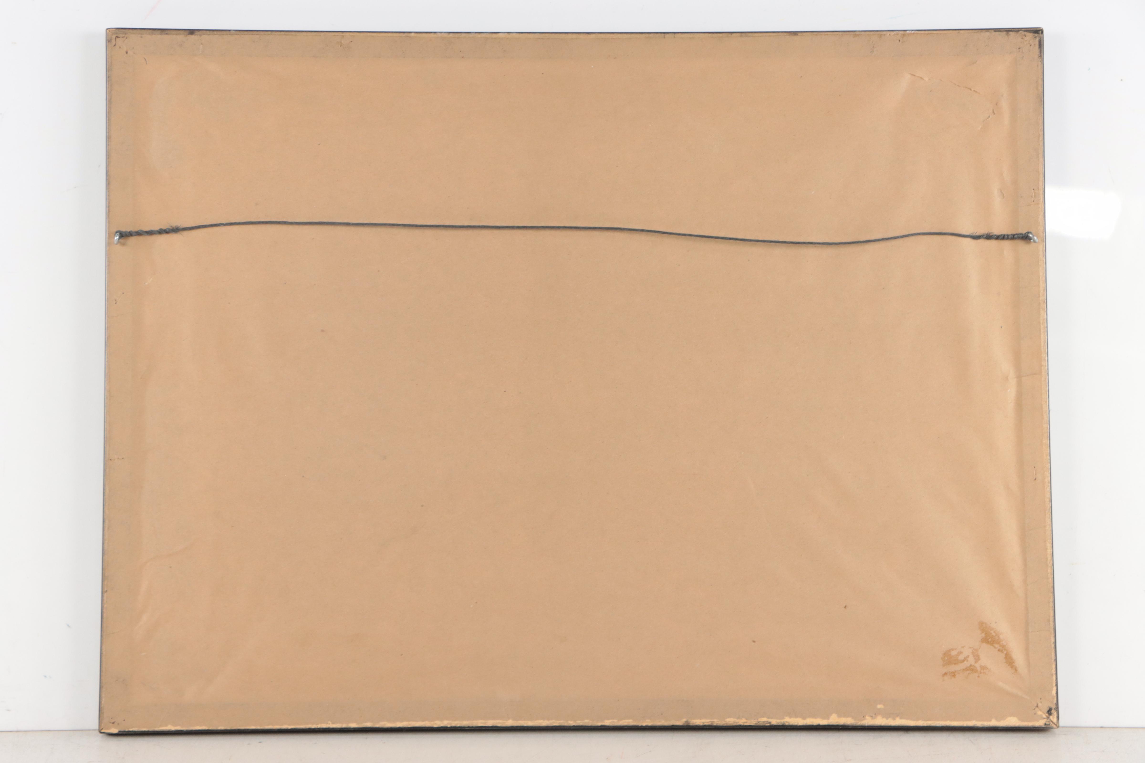 Offset Lithograph After Fanny Palmer "A Midnight Race on the Mississippi"