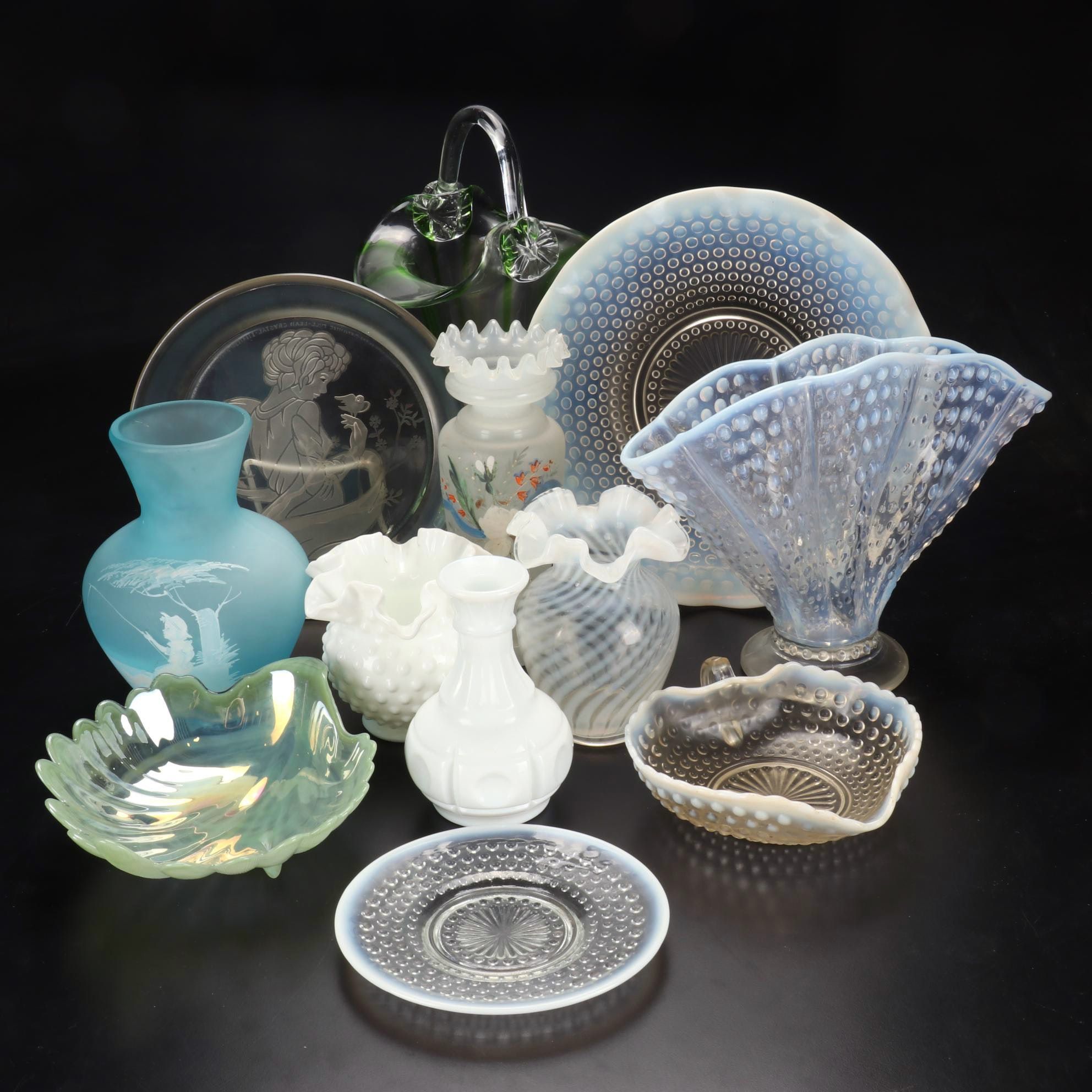 Art Glass Vases, Bowls, and More Featuring Fenton