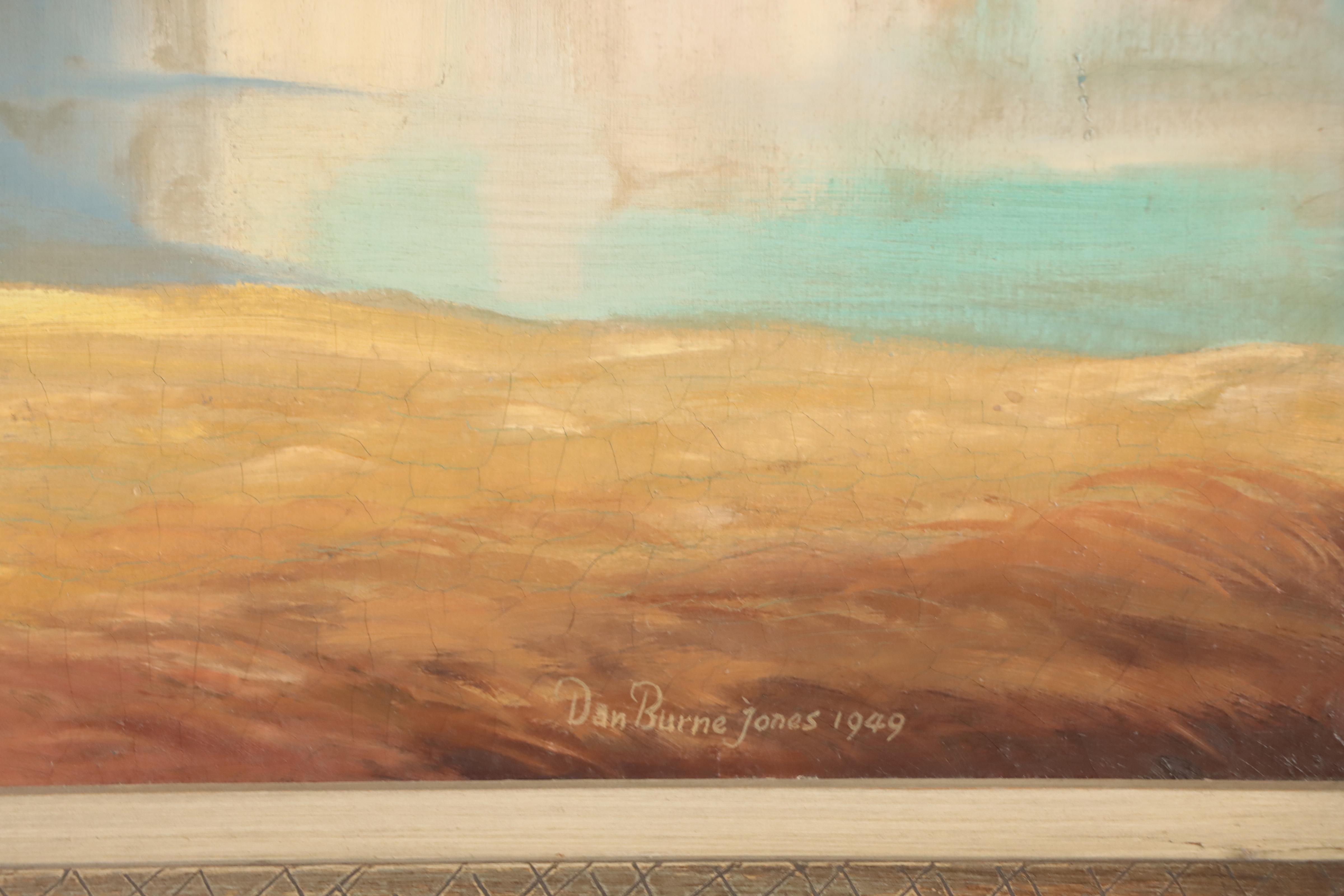 Dan Burne Jones Landscape Oil Painting, 1949