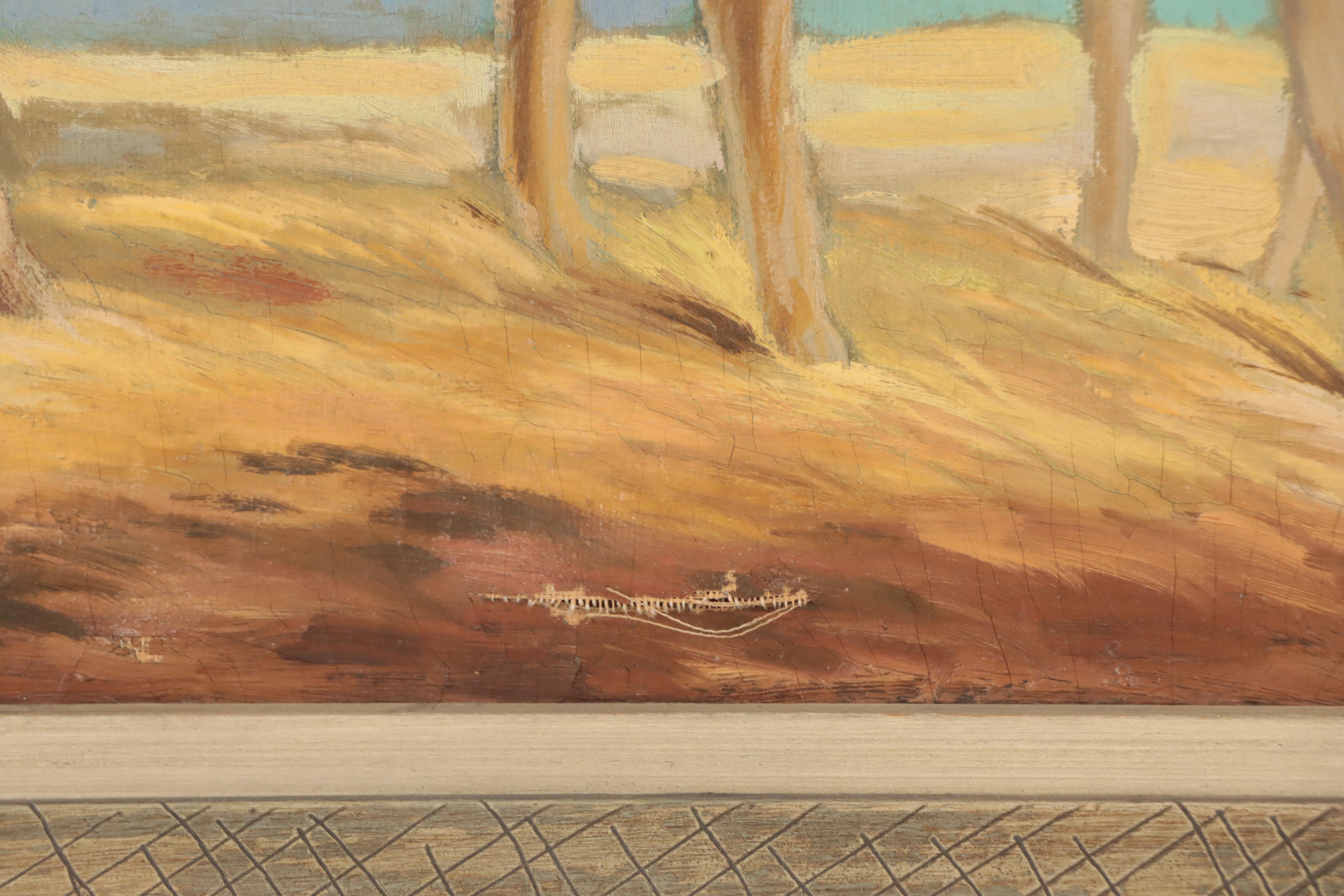 Dan Burne Jones Landscape Oil Painting, 1949