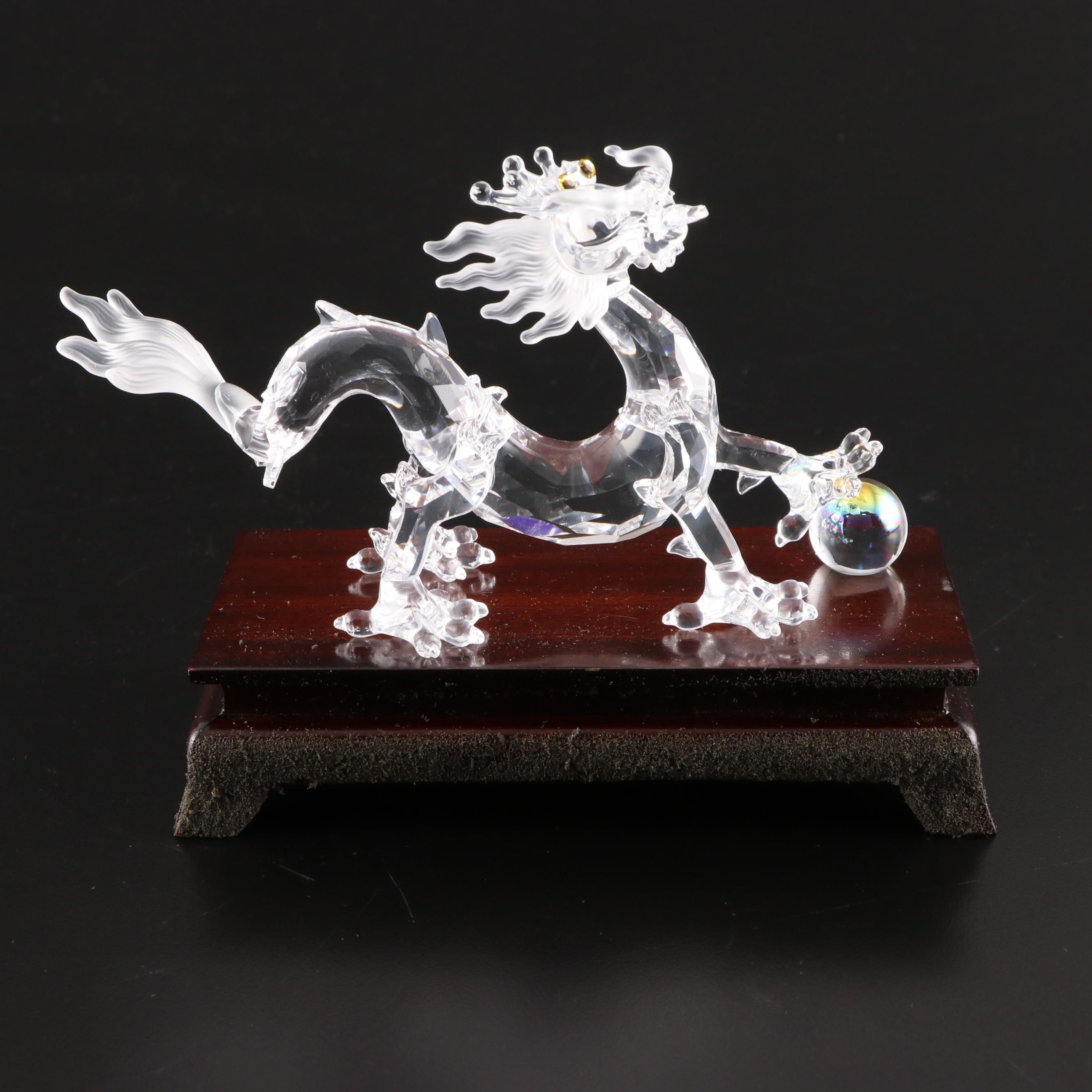 Swarovski Crystal Zodiacs "Dragon" Figurine Designed by Gabriele Stamey