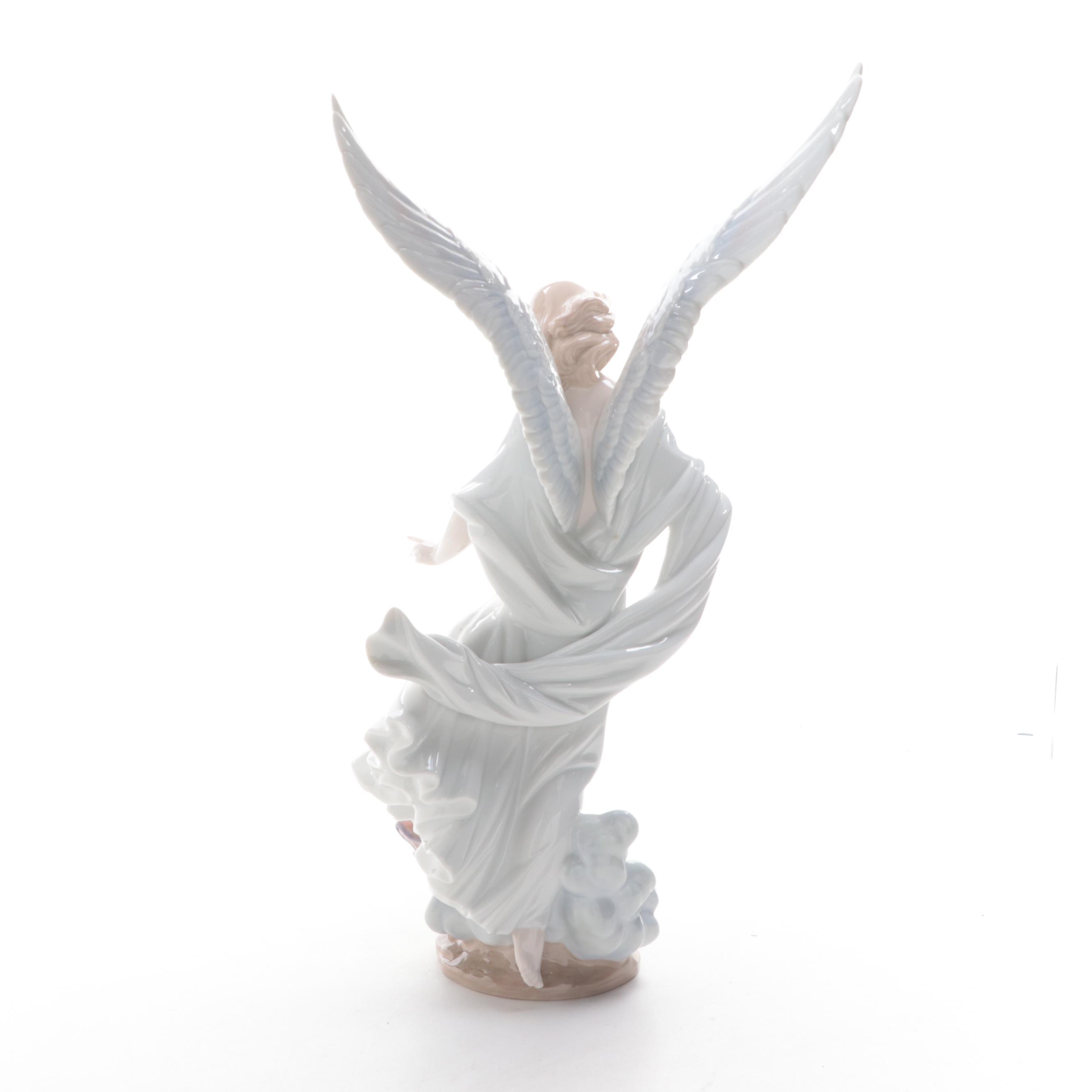 Lladró Porcelain "Guardian Angel" Figurine