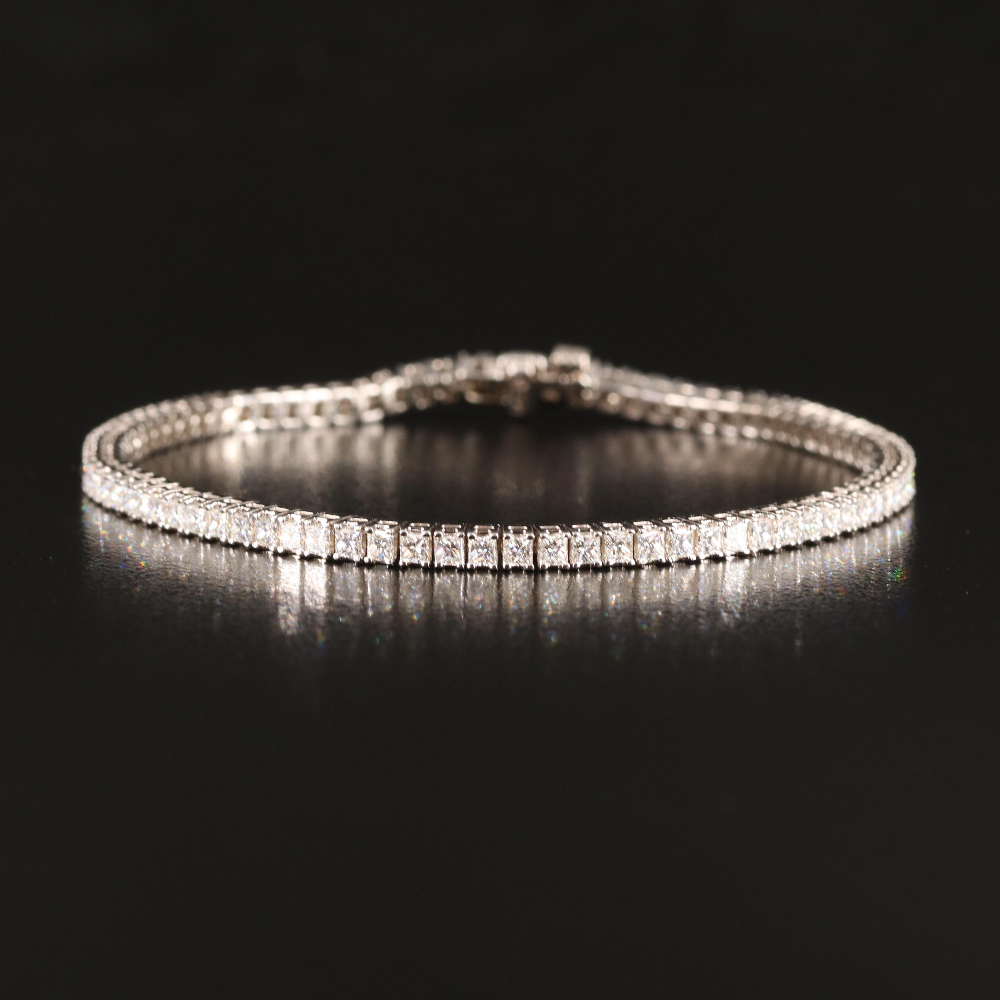 14K 5.00 CTW Diamond Line Bracelet