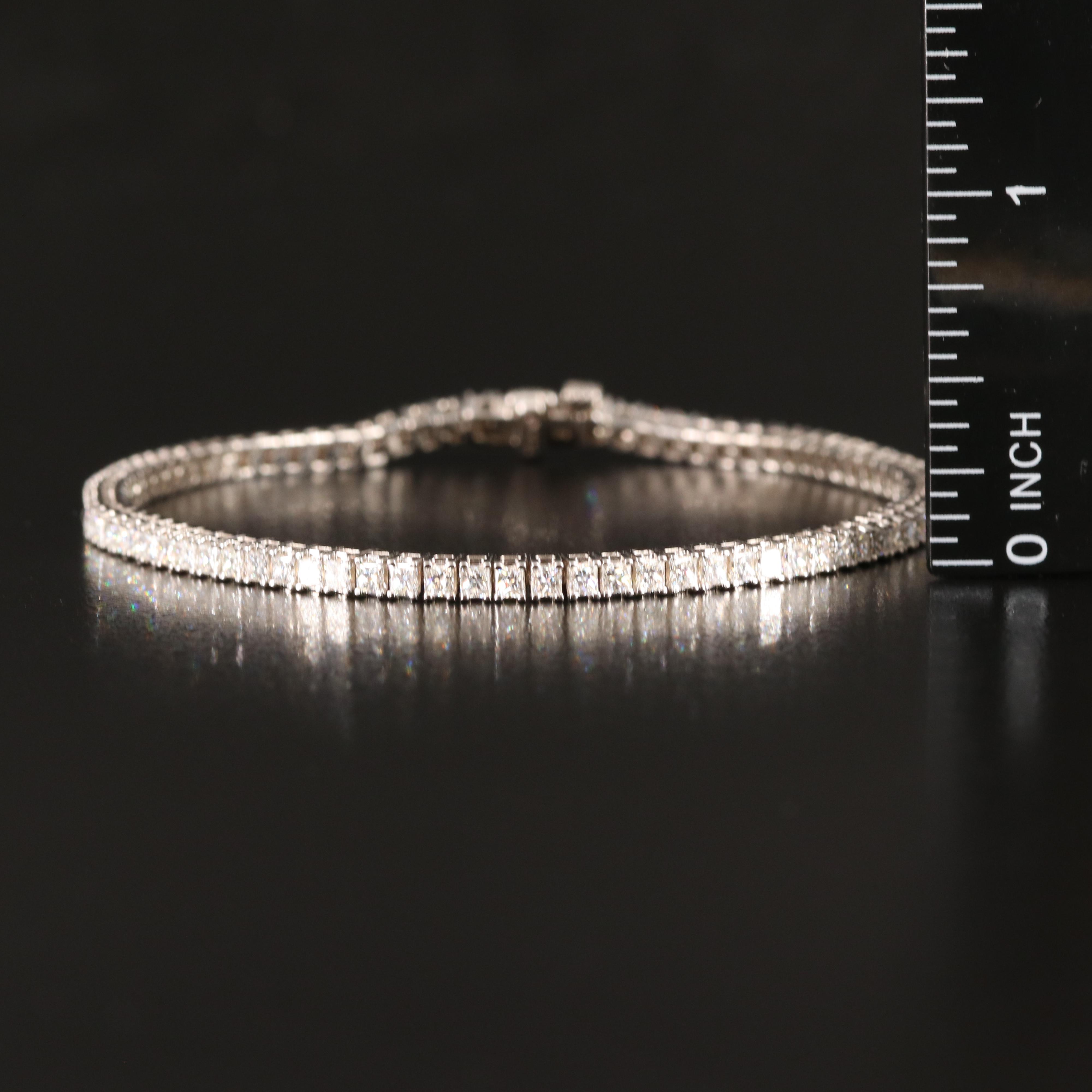 14K 5.00 CTW Diamond Line Bracelet