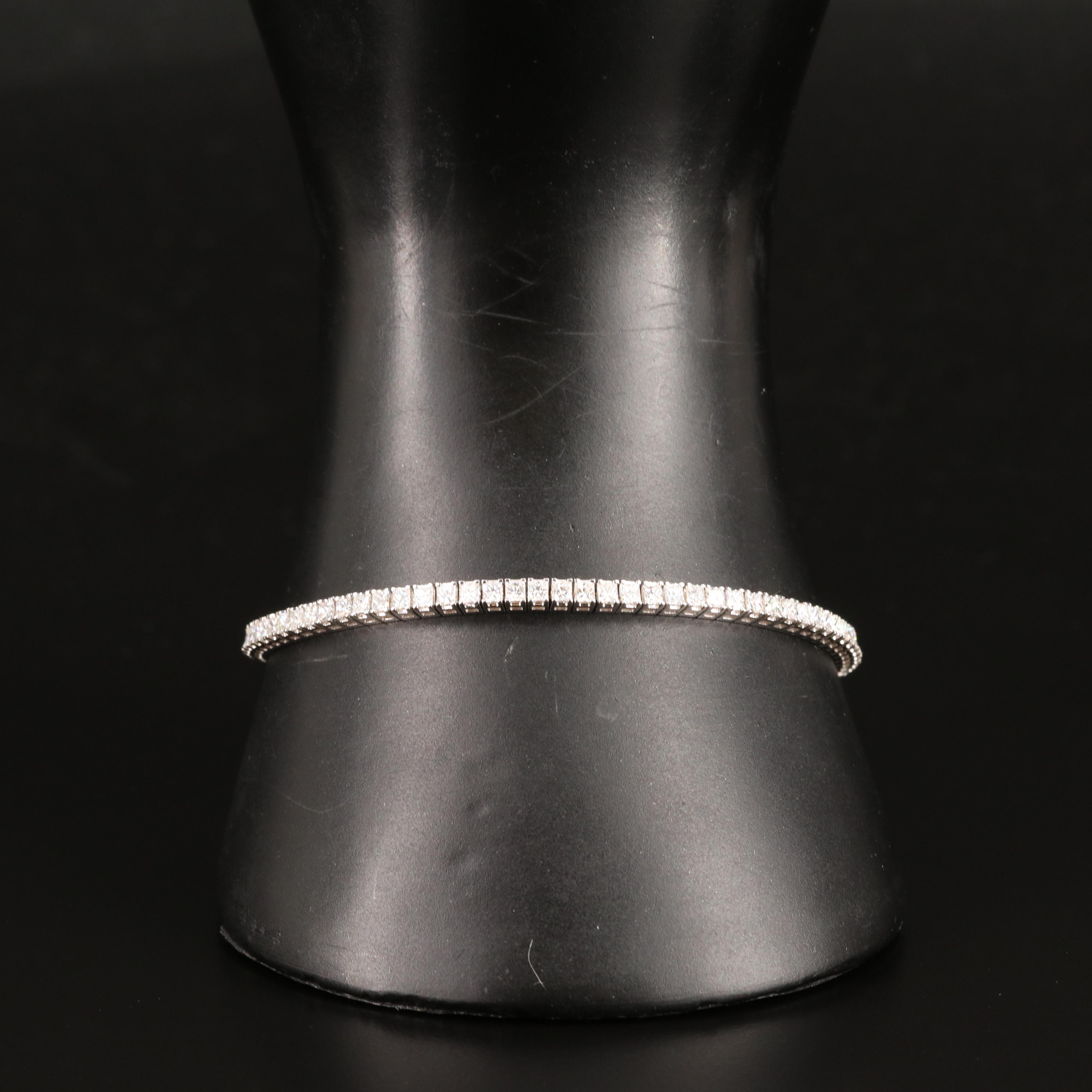 14K 5.00 CTW Diamond Line Bracelet