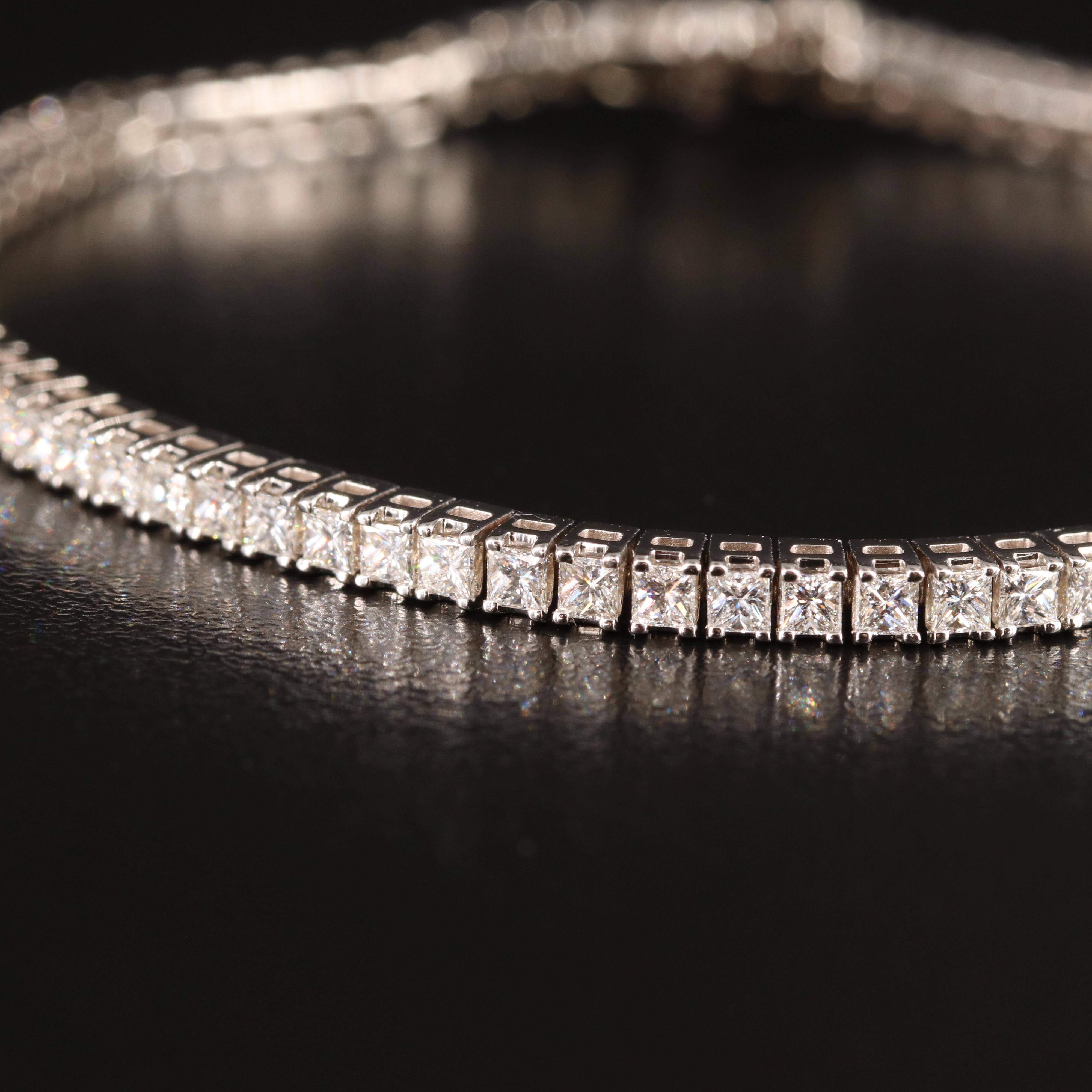 14K 5.00 CTW Diamond Line Bracelet