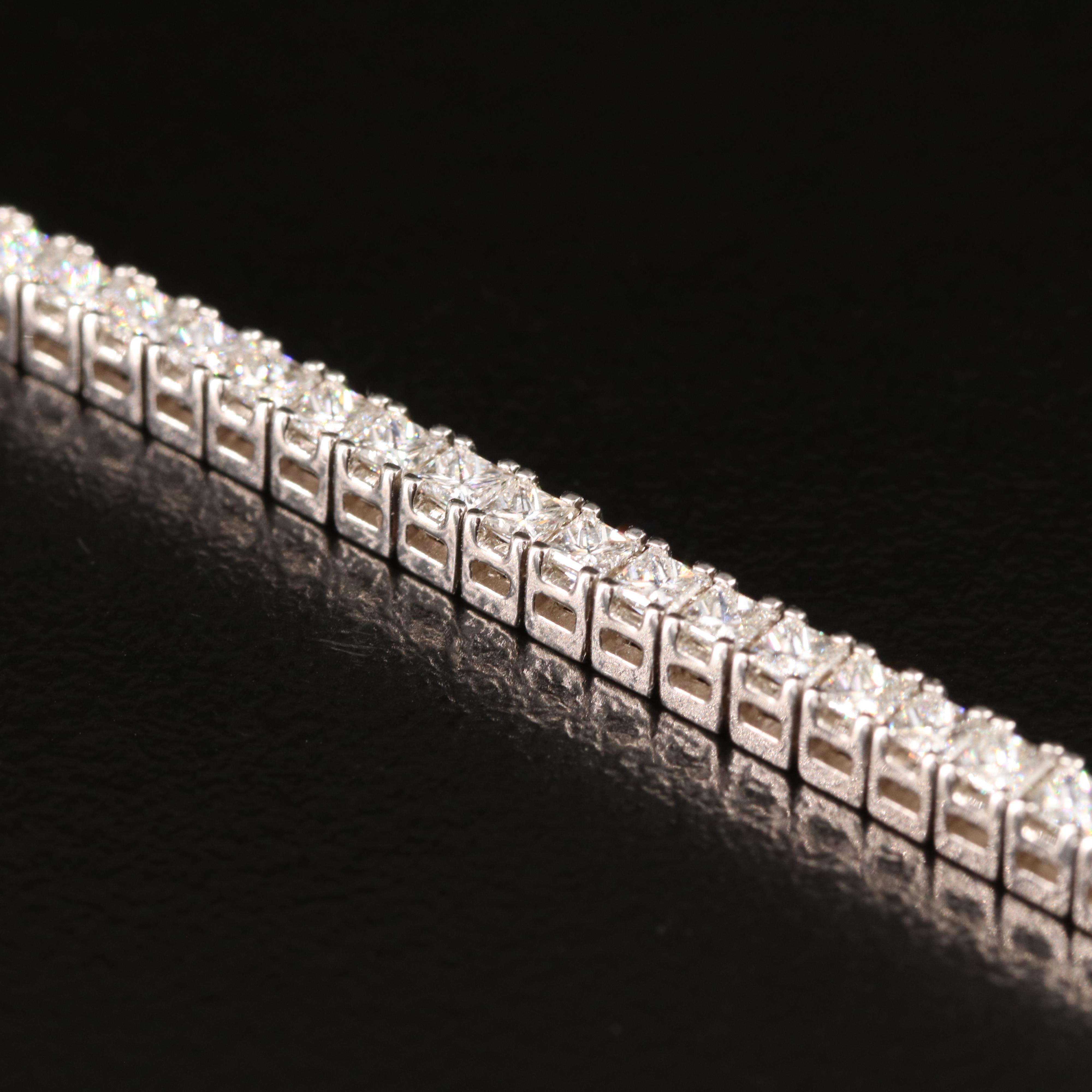 14K 5.00 CTW Diamond Line Bracelet