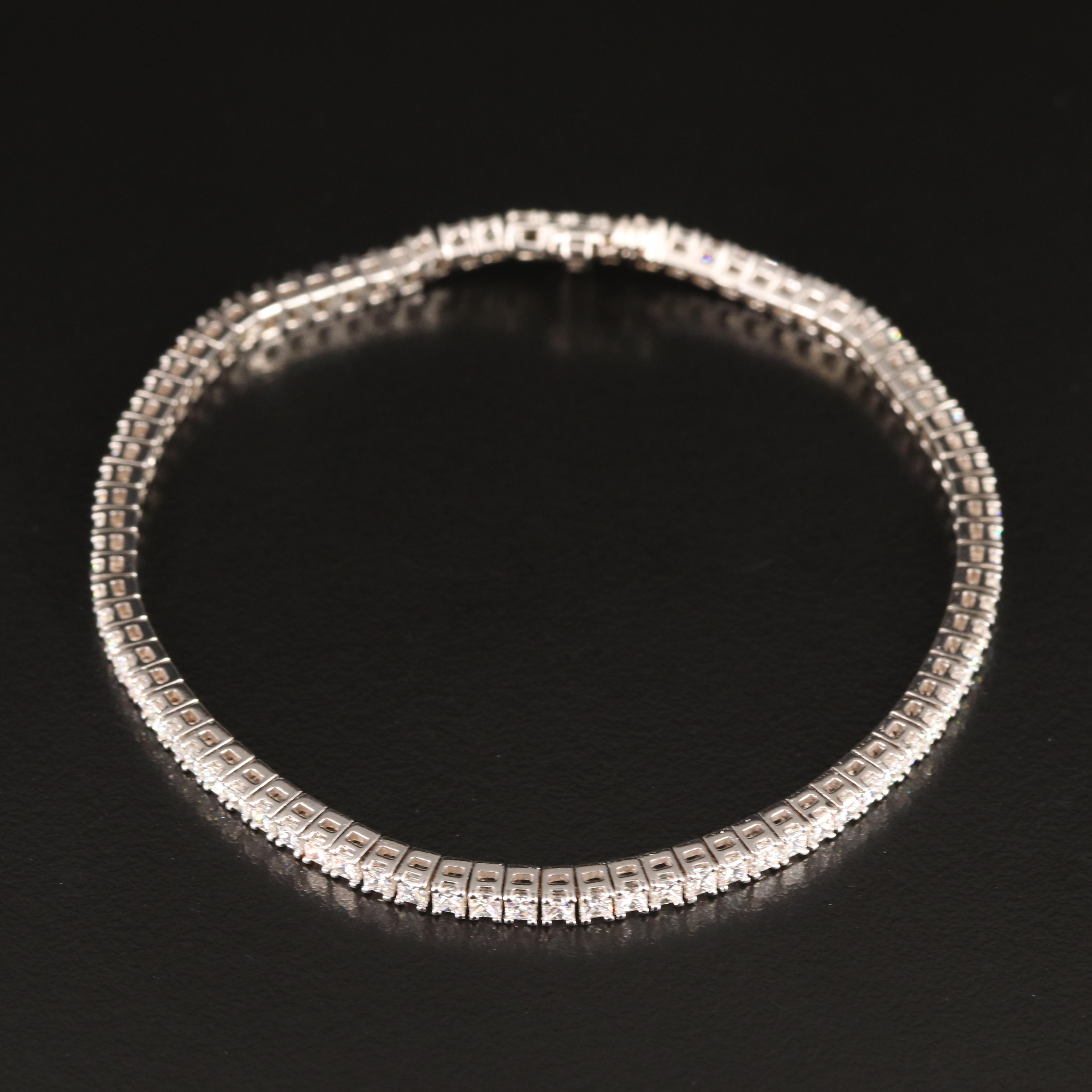 14K 5.00 CTW Diamond Line Bracelet