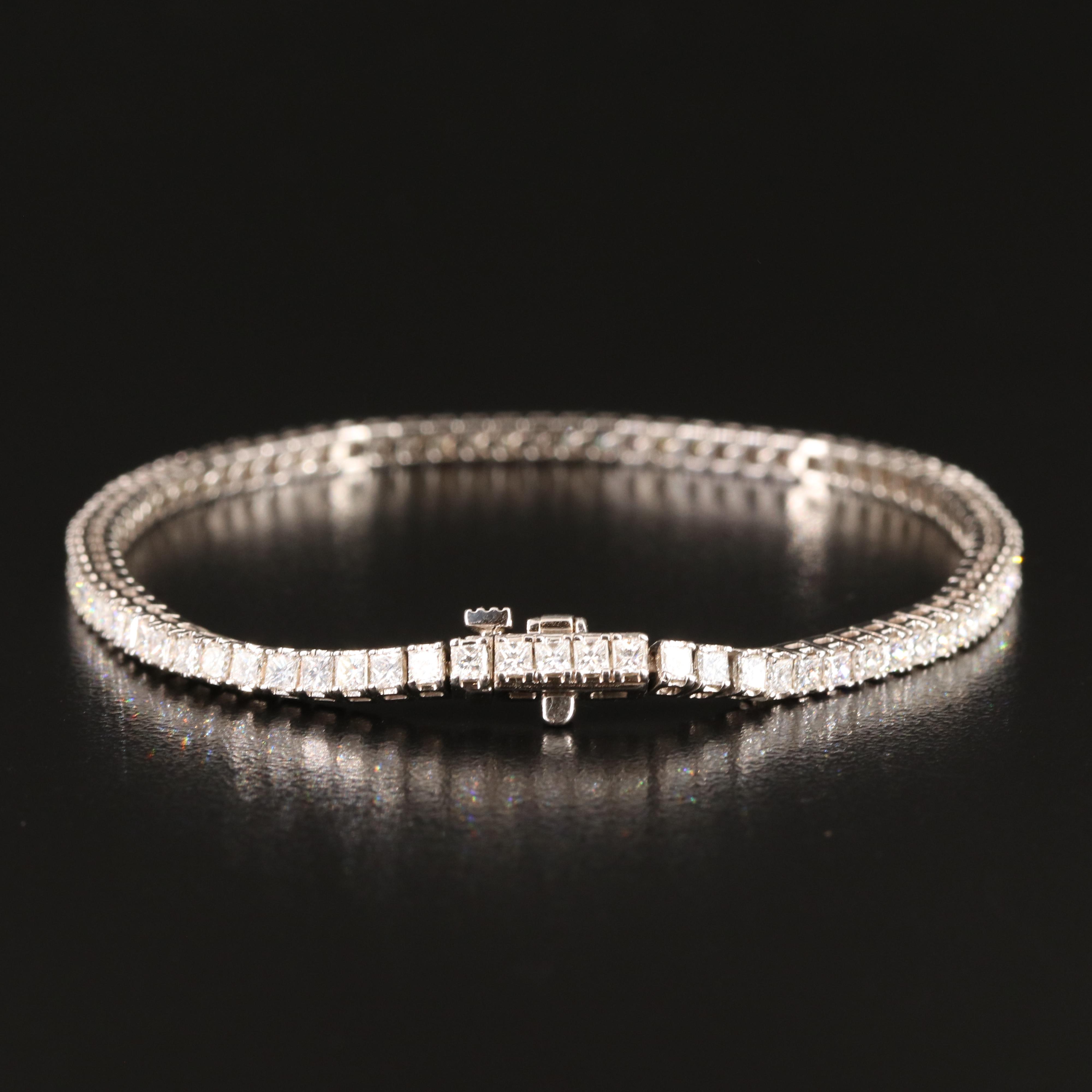 14K 5.00 CTW Diamond Line Bracelet