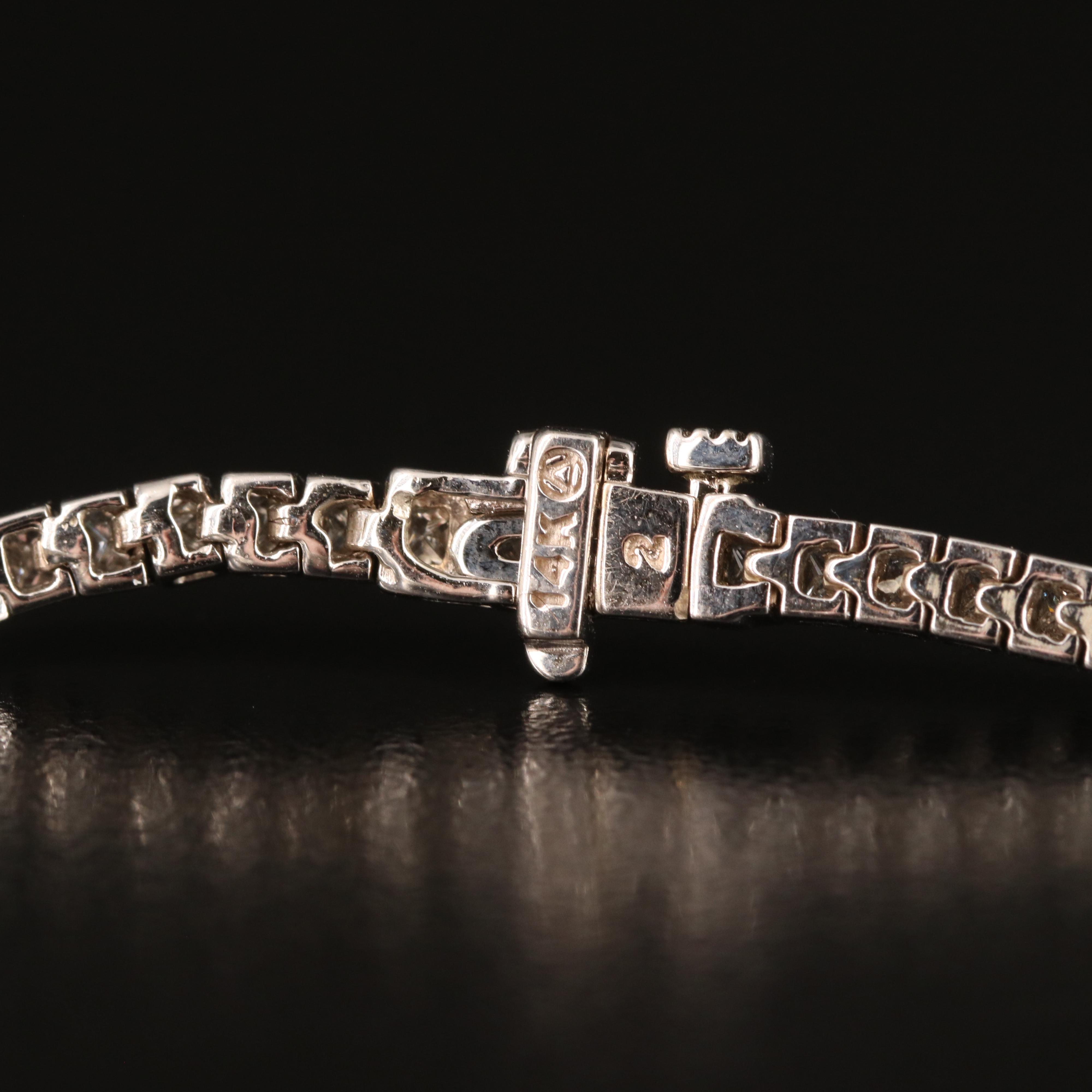 14K 5.00 CTW Diamond Line Bracelet