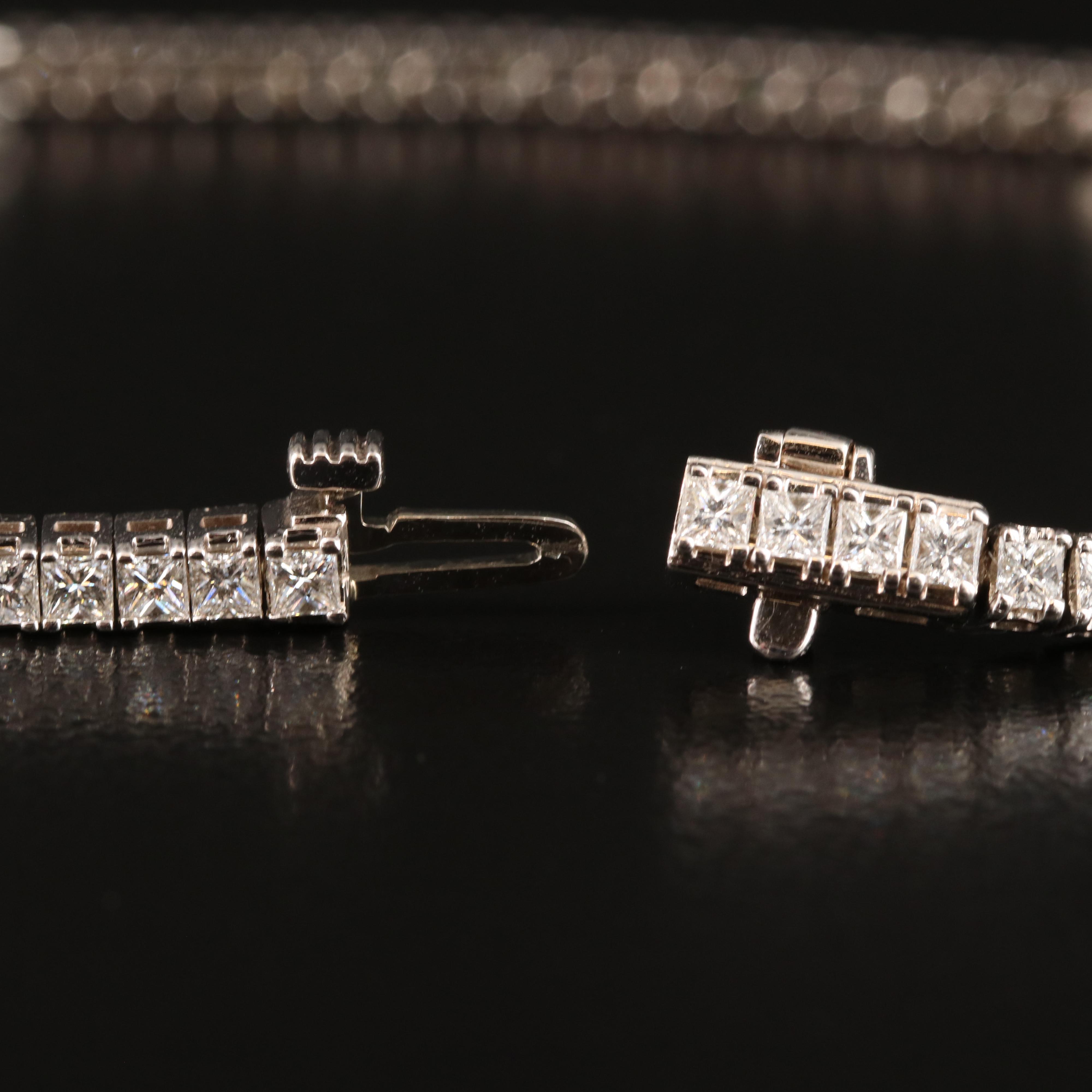 14K 5.00 CTW Diamond Line Bracelet