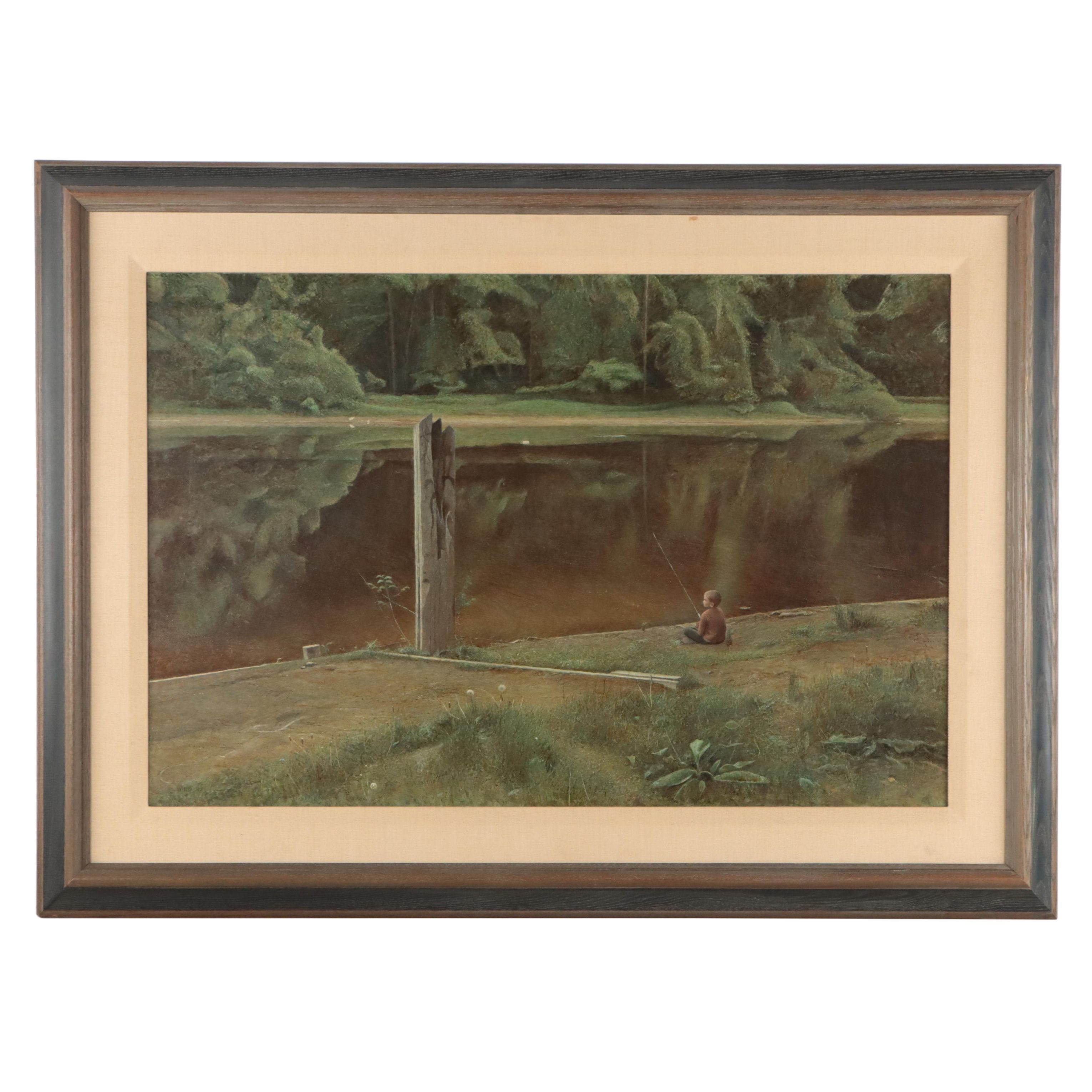 Philip B. White Oil Painting "Dandelions and Daydreams," 2005