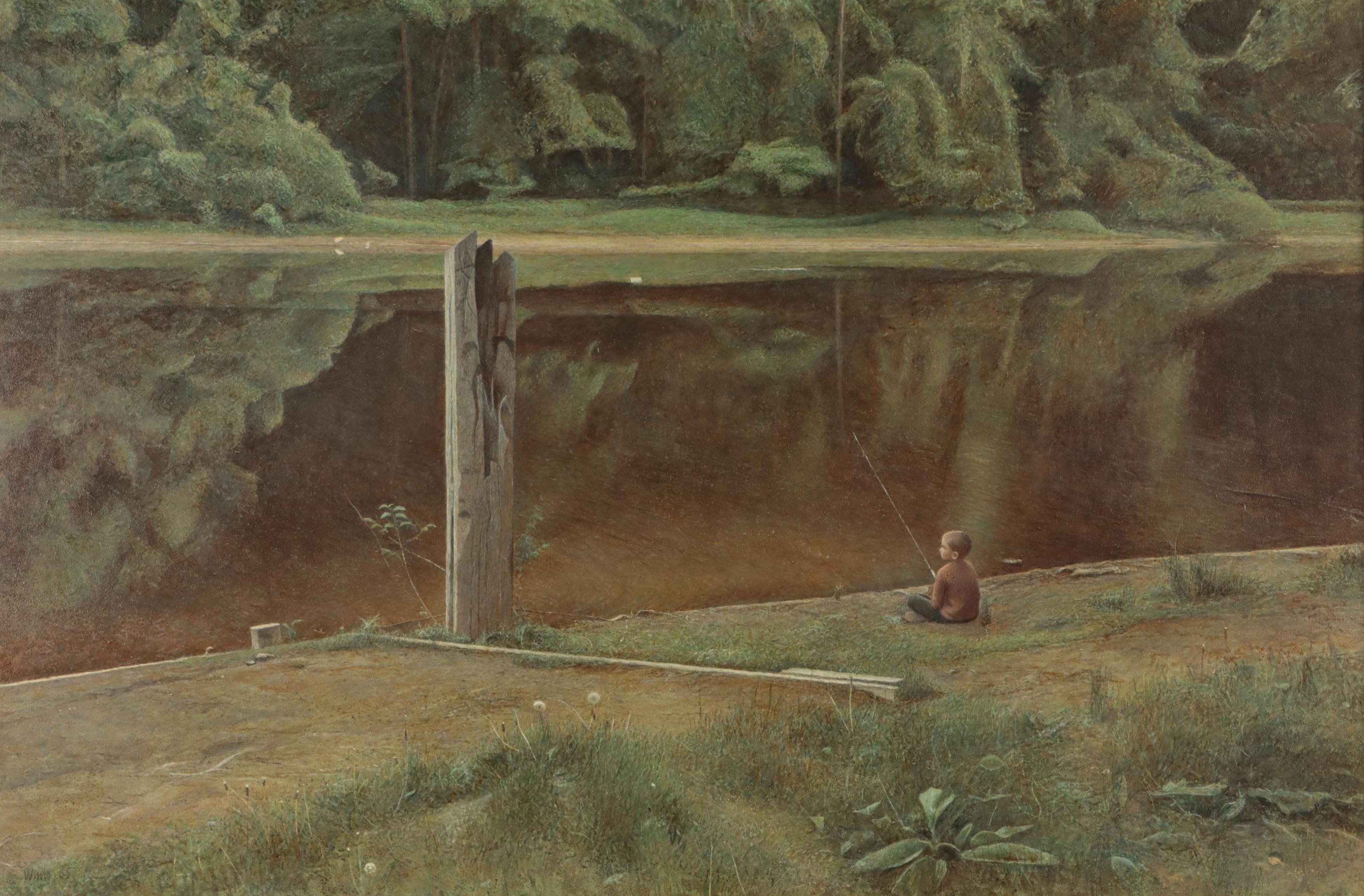 Philip B. White Oil Painting "Dandelions and Daydreams," 2005