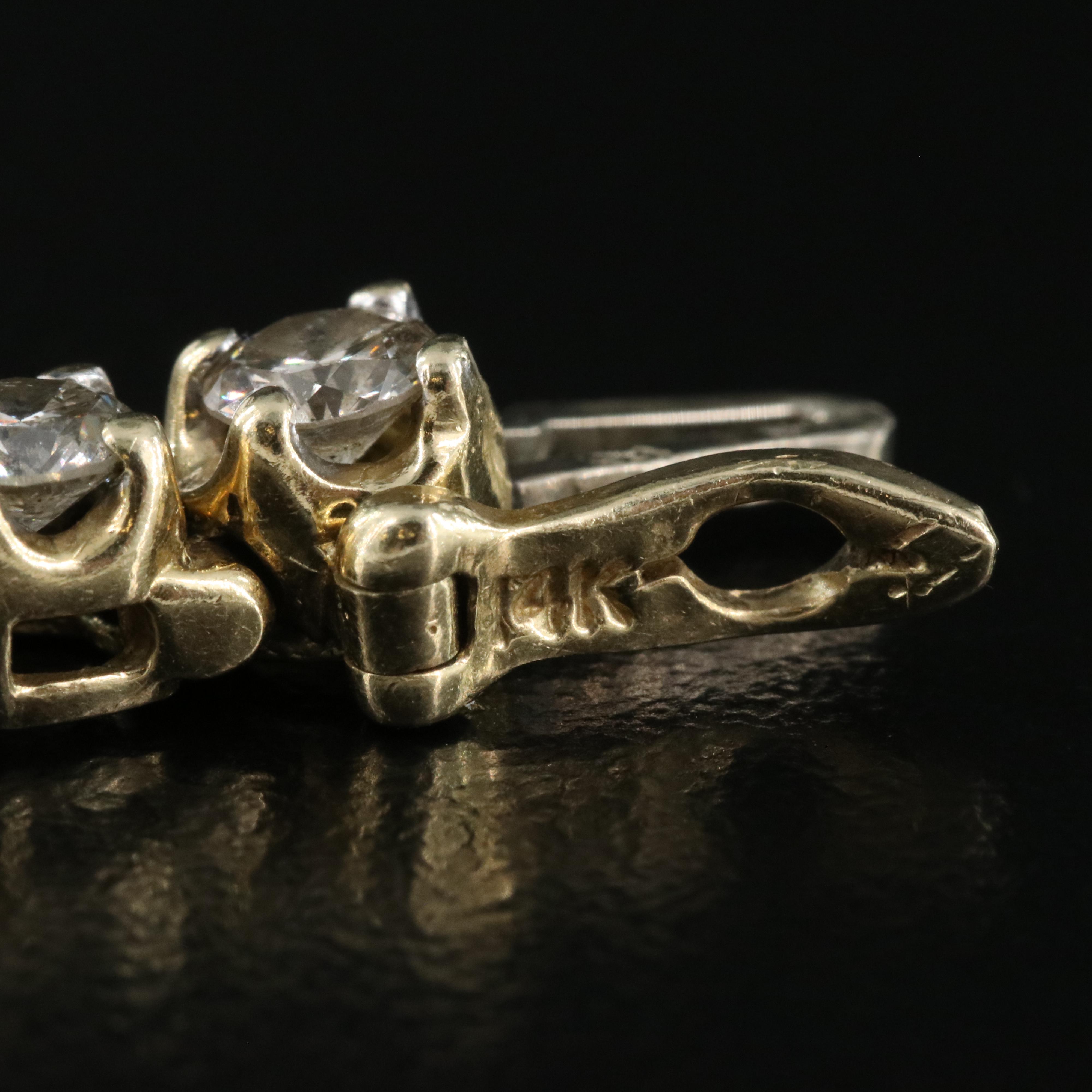 14K 6.06 CTW Diamond Line Bracelet