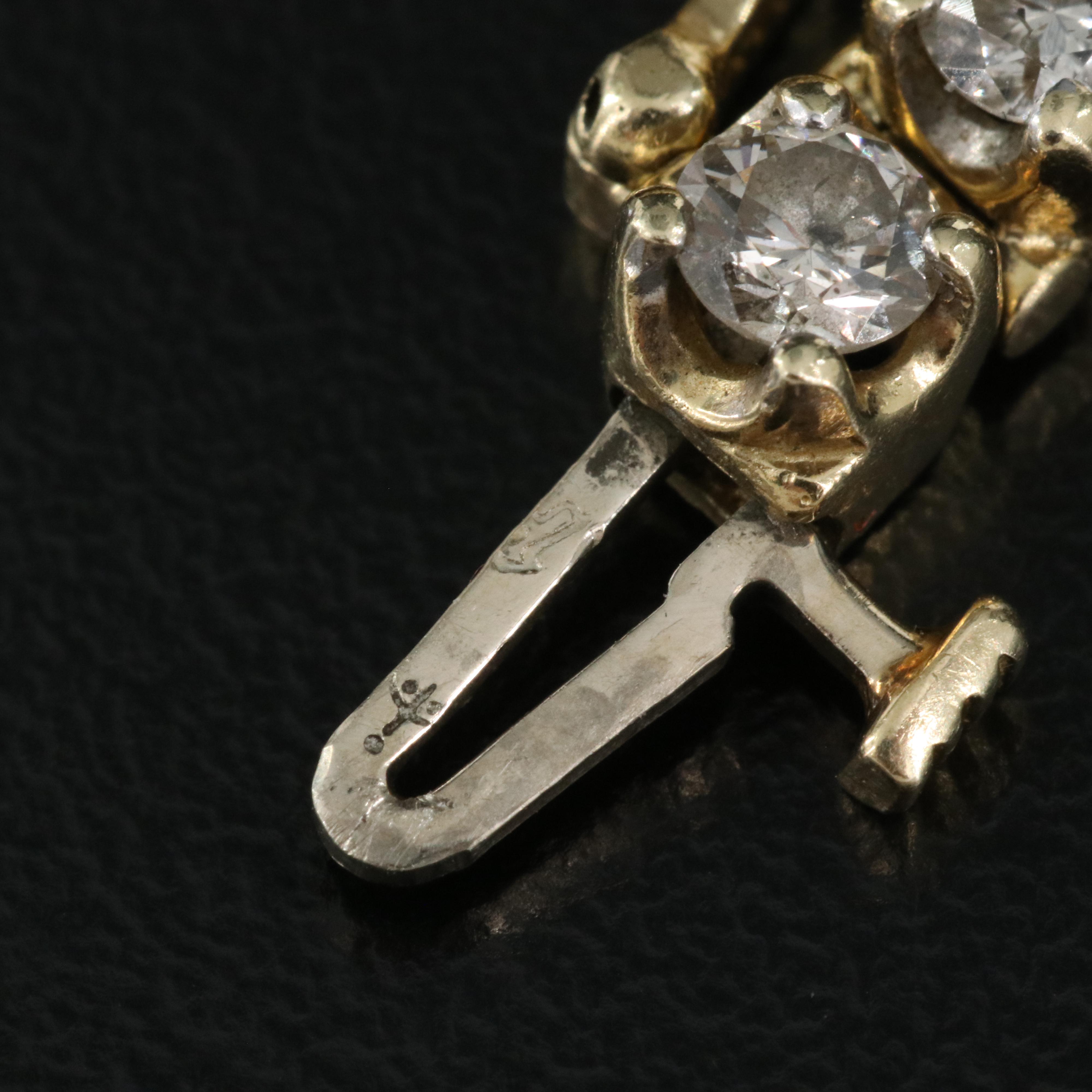 14K 6.06 CTW Diamond Line Bracelet