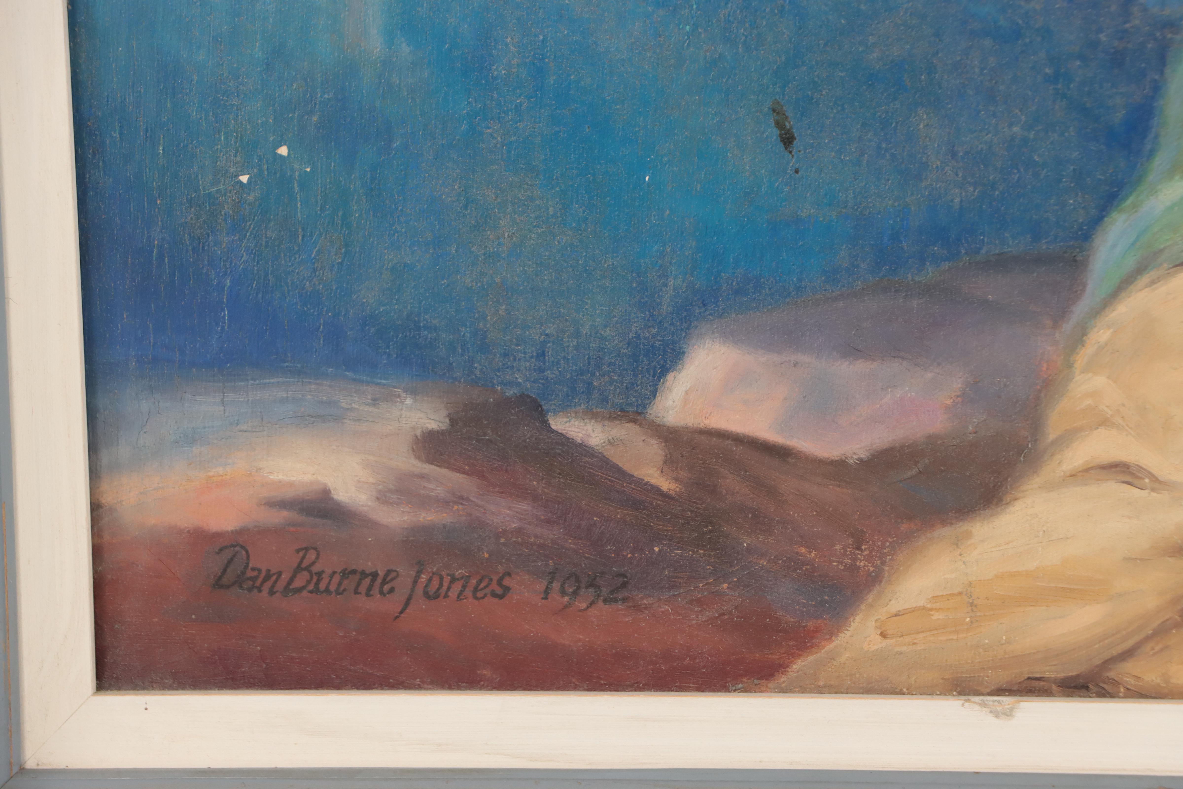 Dan Burne Jones Portrait Oil Painting, 1952