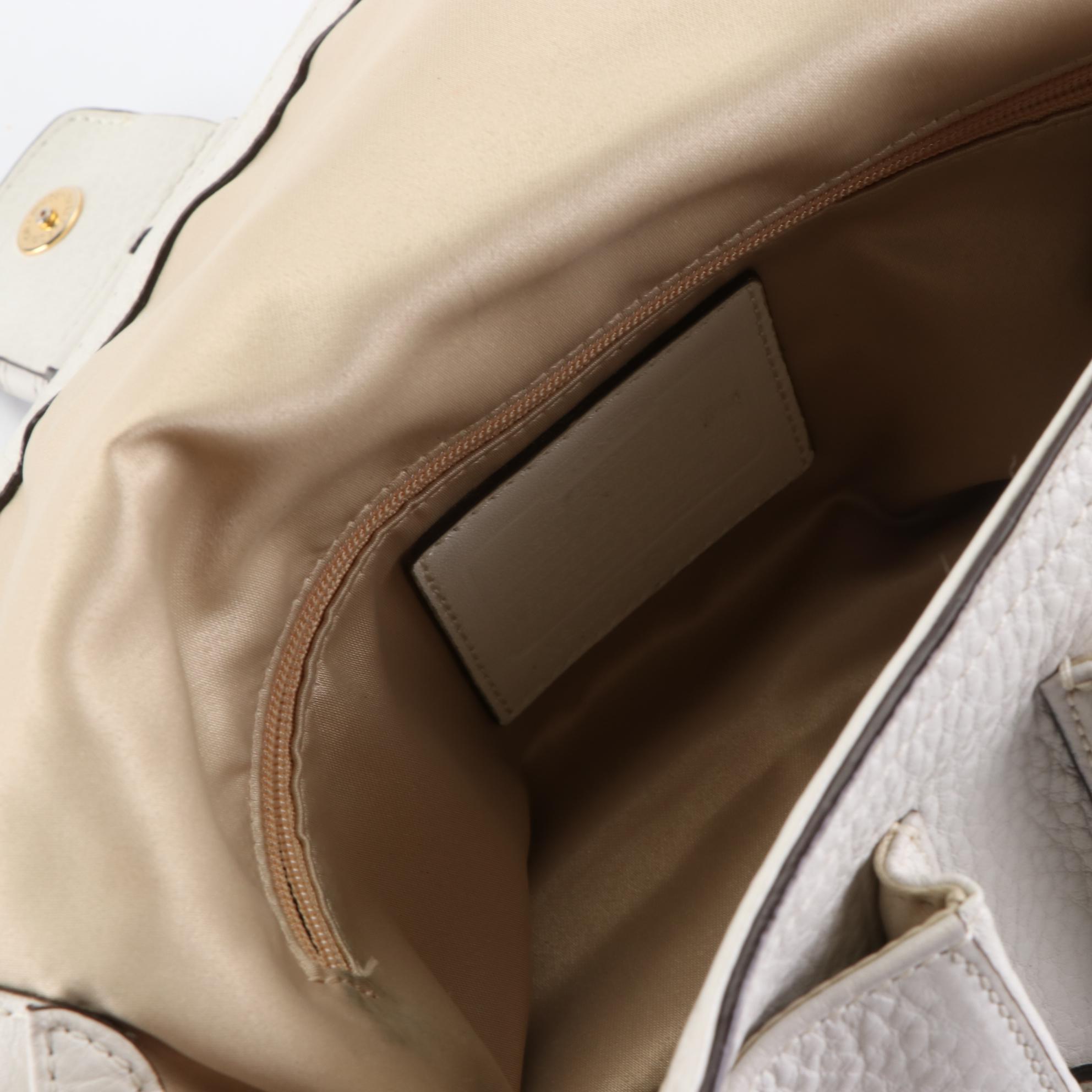 Coach Front-Flap Shoulder Bag in Grained Leather