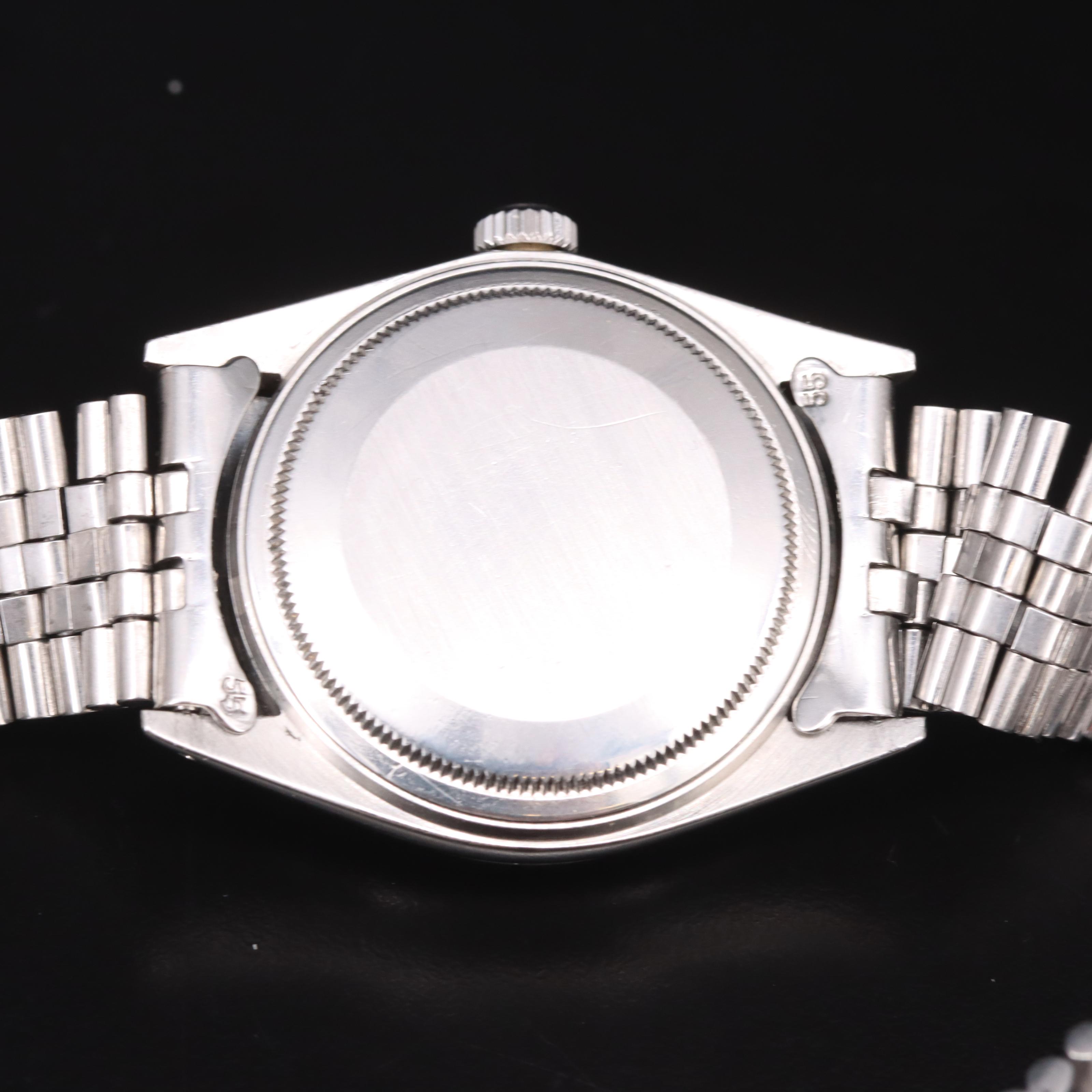 1973 Rolex Oyster Perpetual Datejust "Pie Pan" Sigma Dial Watch