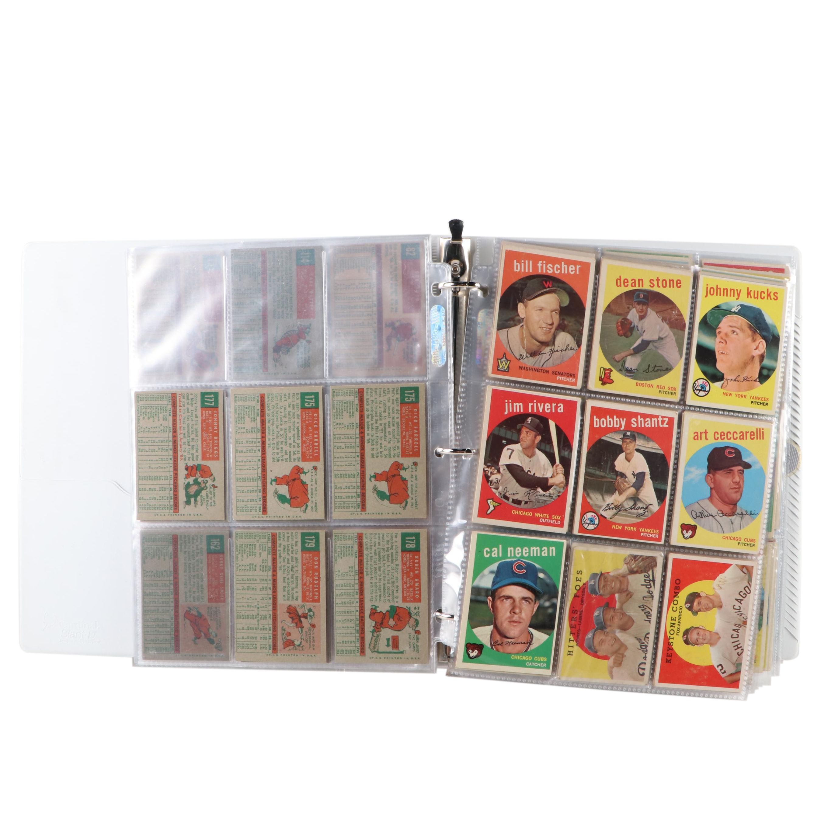 1959 Topps Baseball Cards with Stan Williams, Brooks Robinson, and More