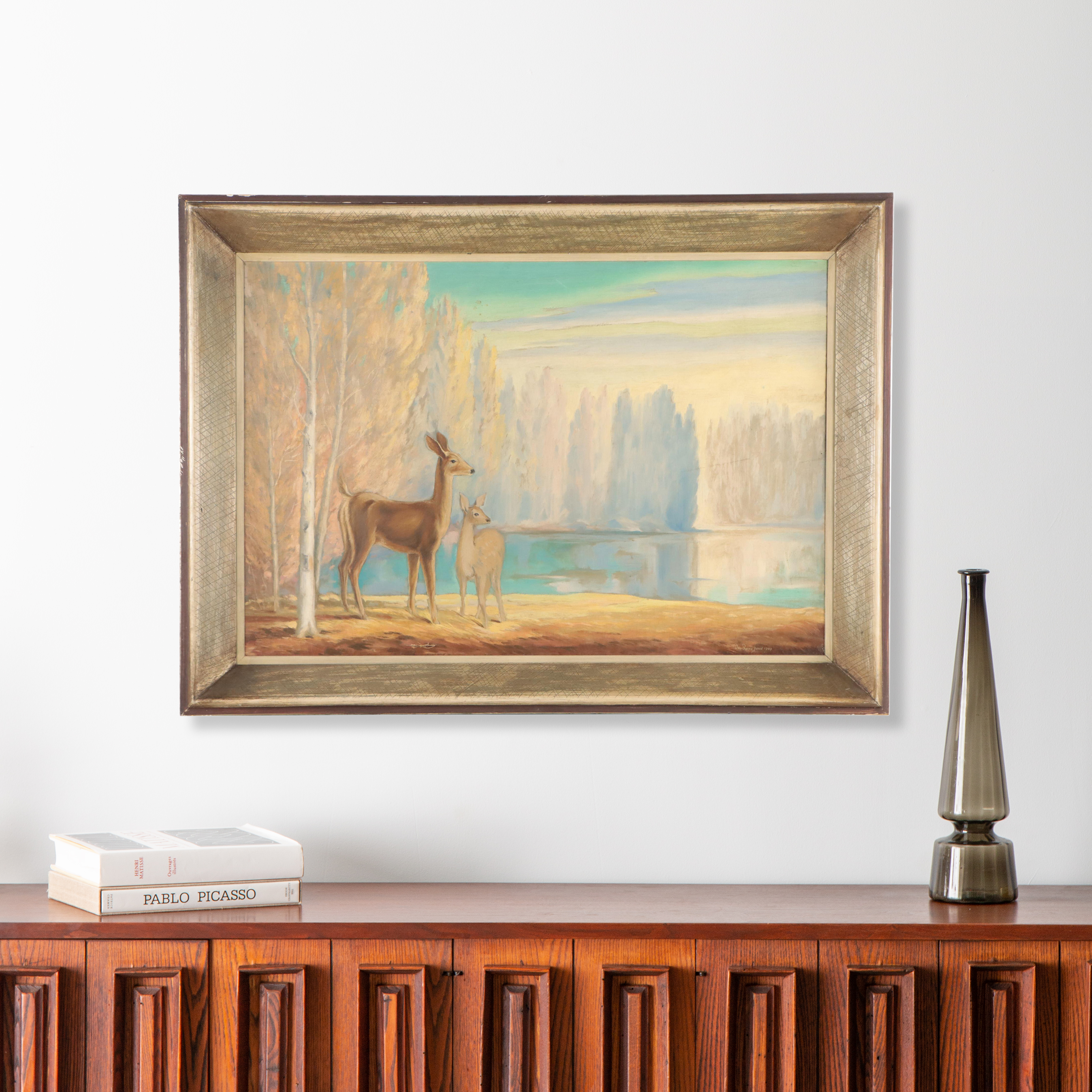 Dan Burne Jones Landscape Oil Painting, 1949