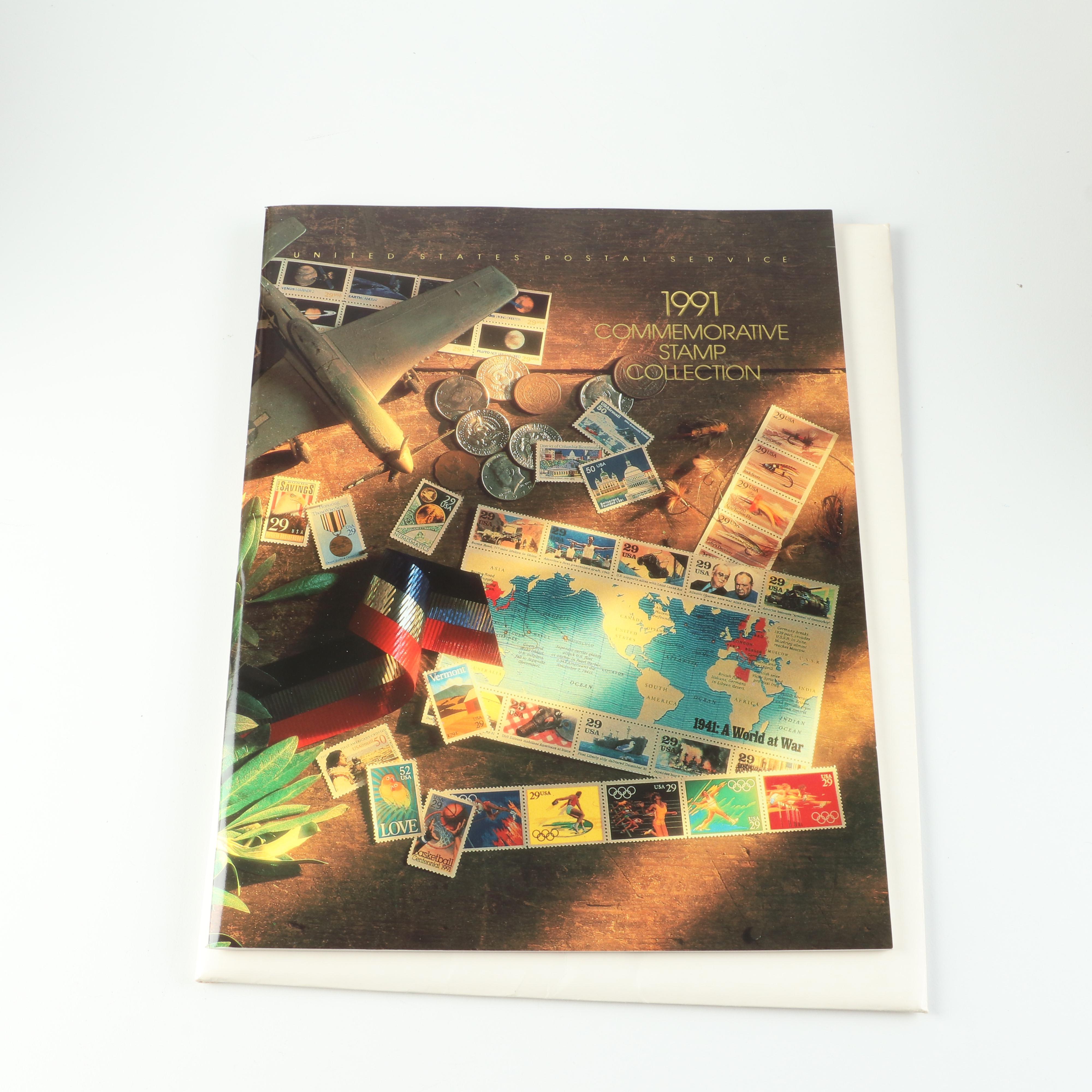 Collection of United States Commemorative Stamp Year Books