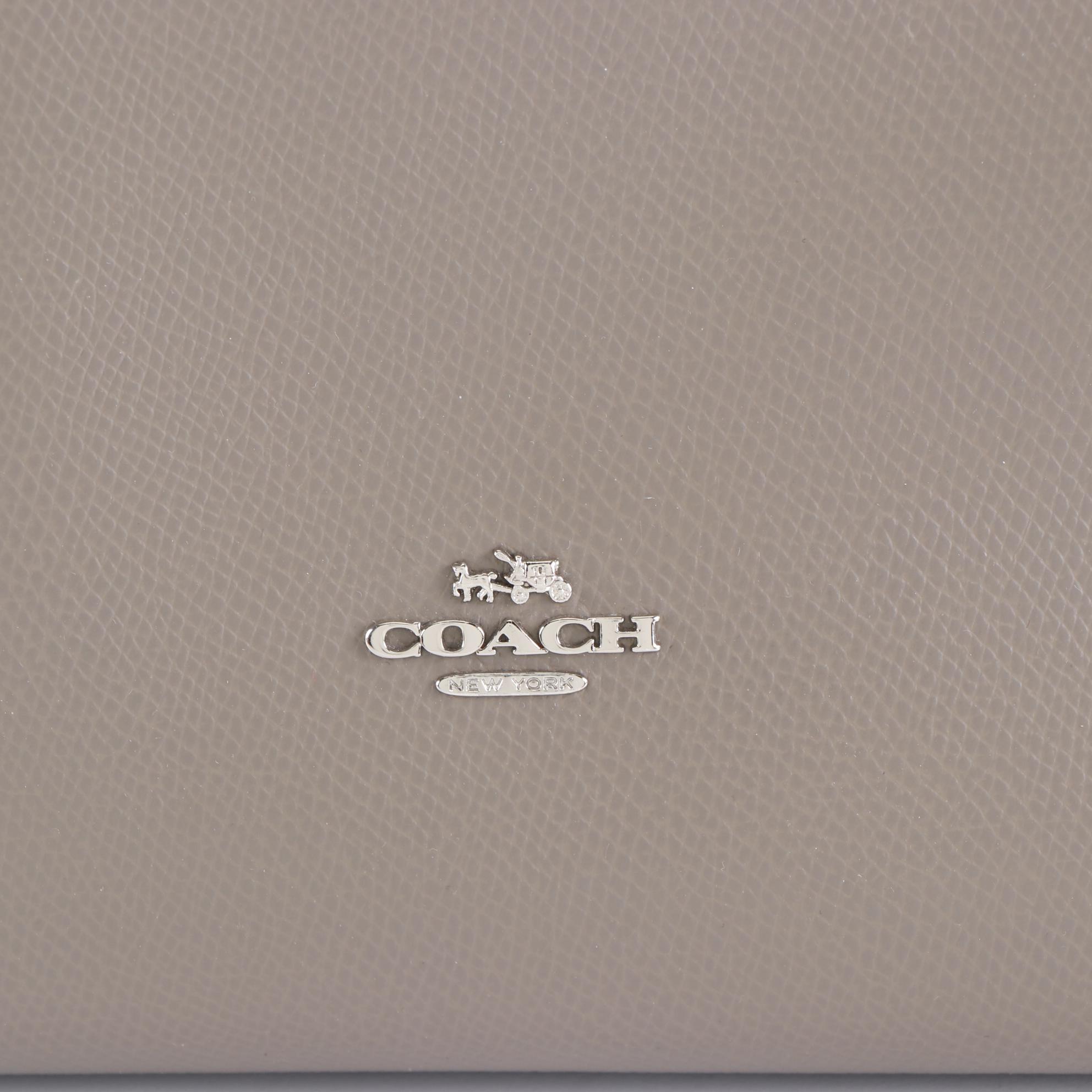 Coach Turnlock Tote in Crossgrain Leather