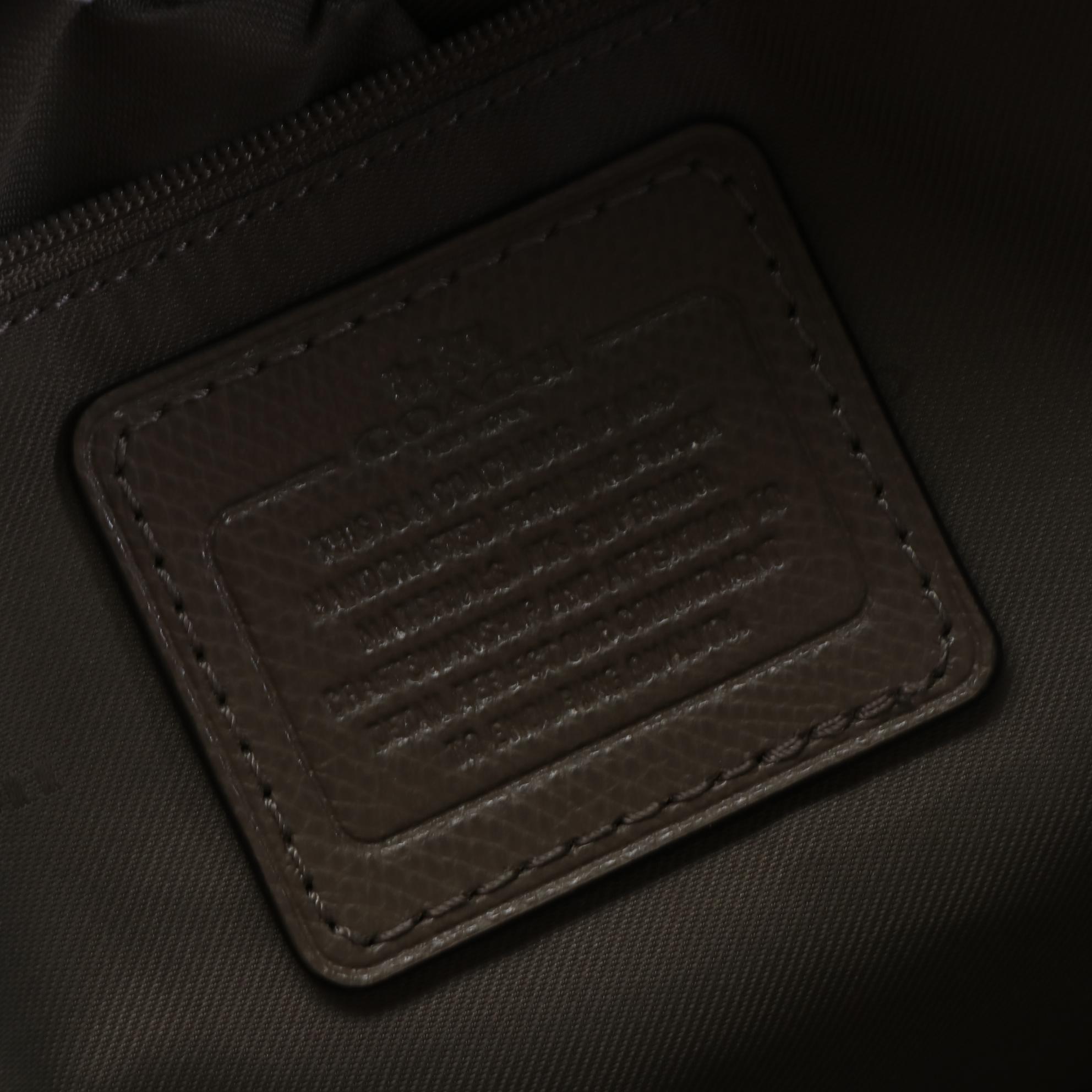 Coach Turnlock Tote in Crossgrain Leather