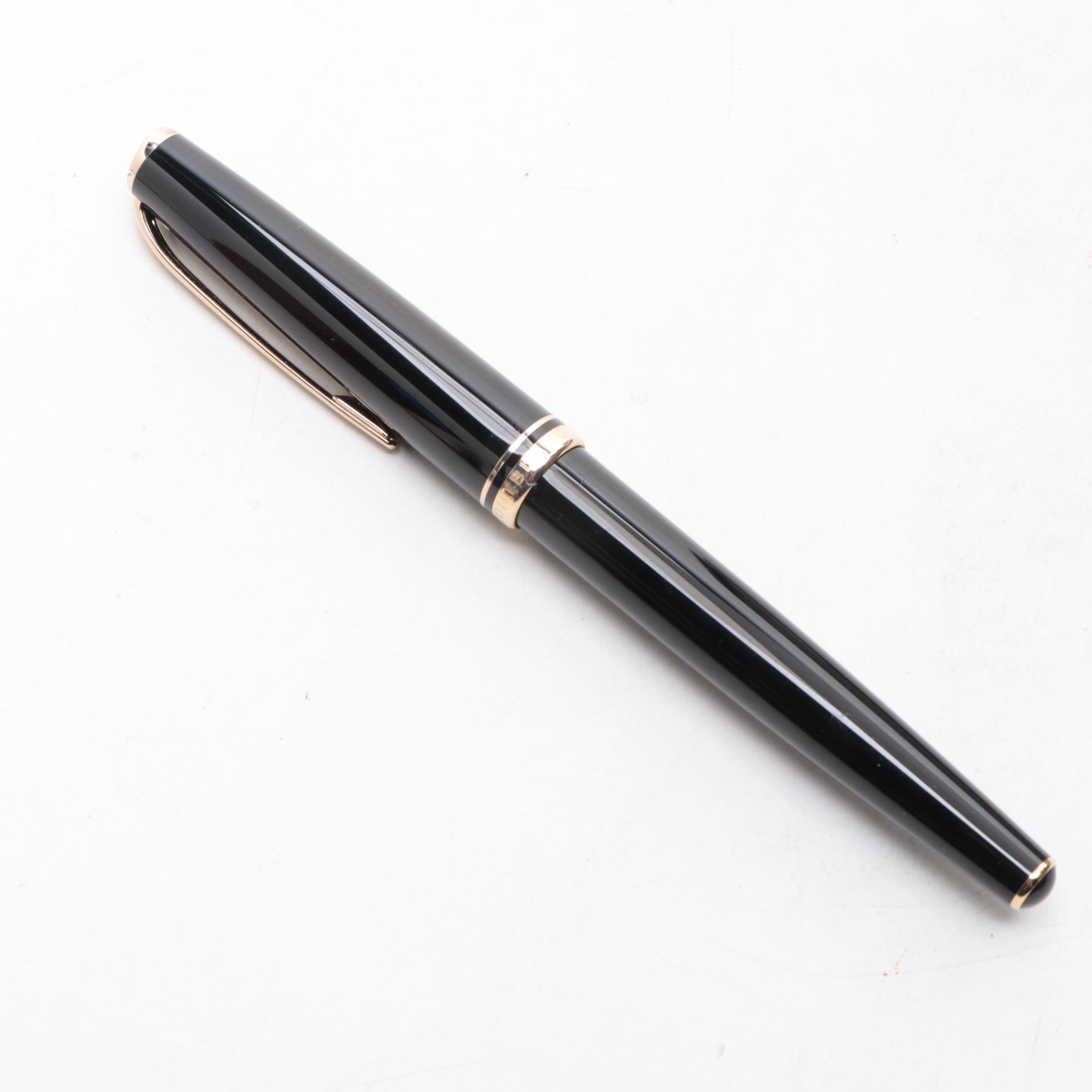 Montblanc Rollerball Pen in Black and Gold Tone with Case