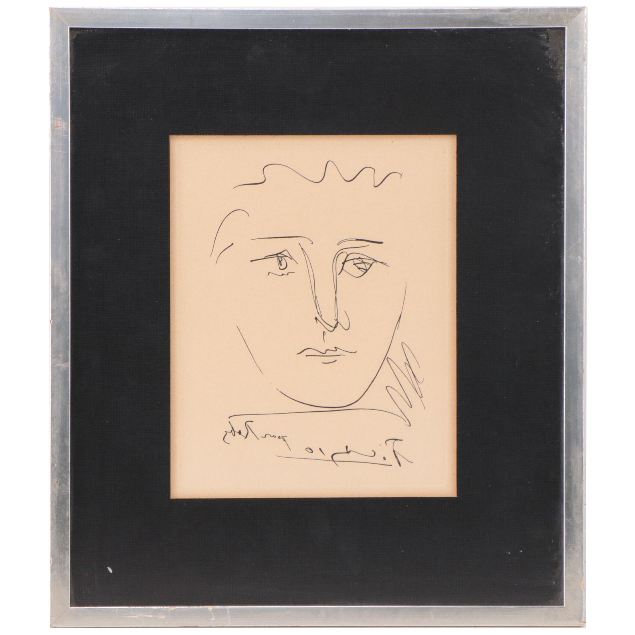 Pablo Picasso Restrike Etching "L'Age de Soleil"