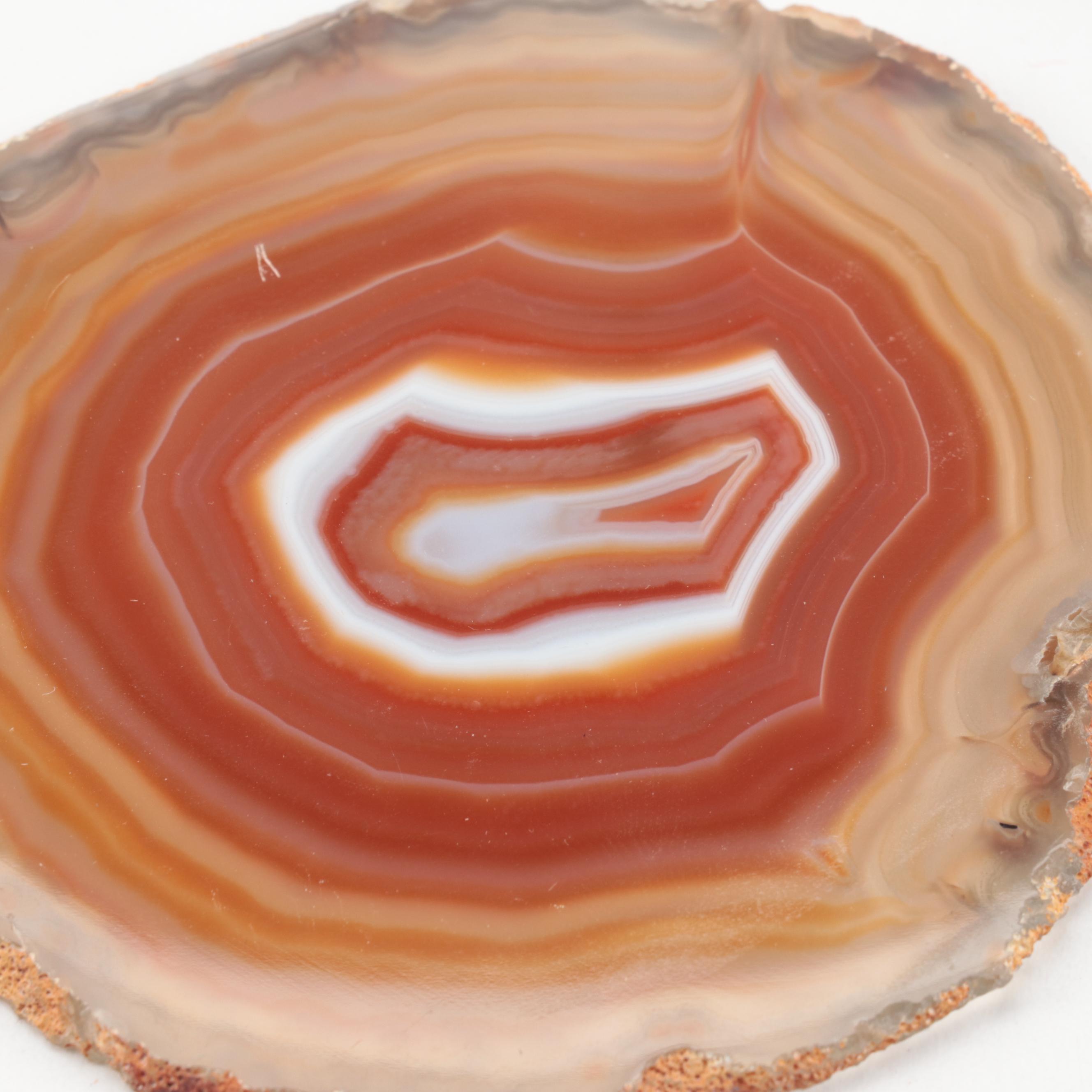 Polished Banded Agate Slabs