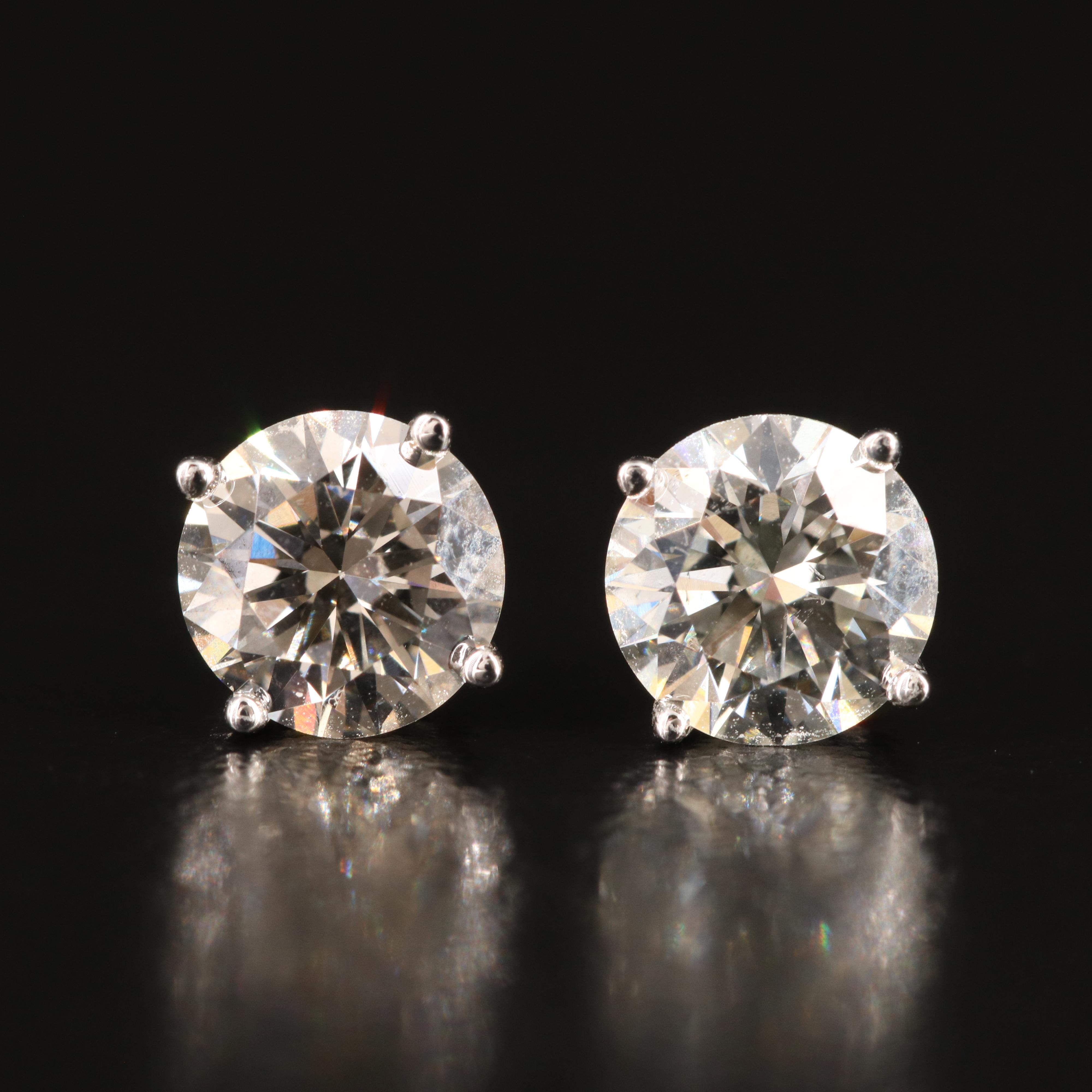 14K 1.45 CTW Lab Grown Diamond Stud Earrings