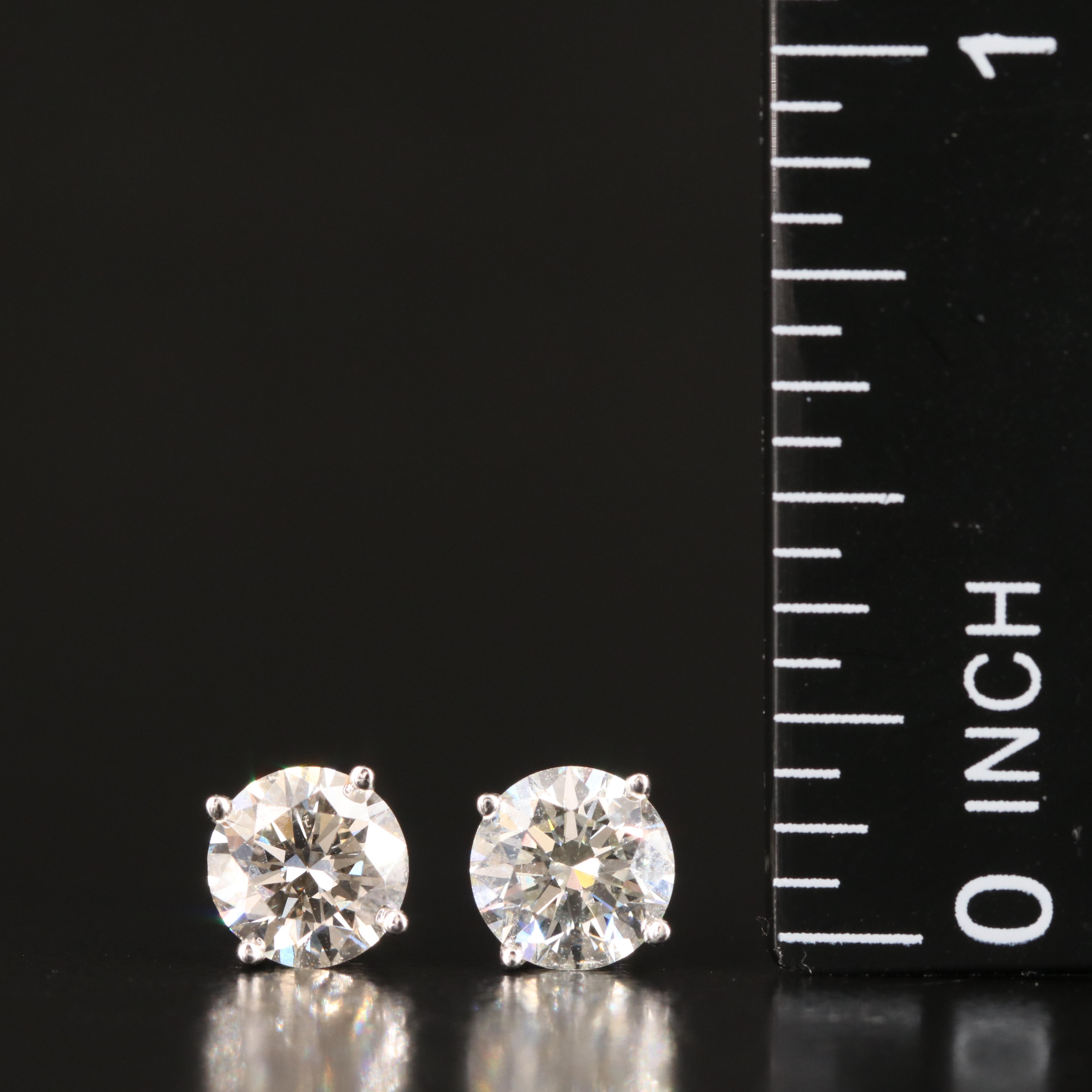 14K 1.45 CTW Lab Grown Diamond Stud Earrings