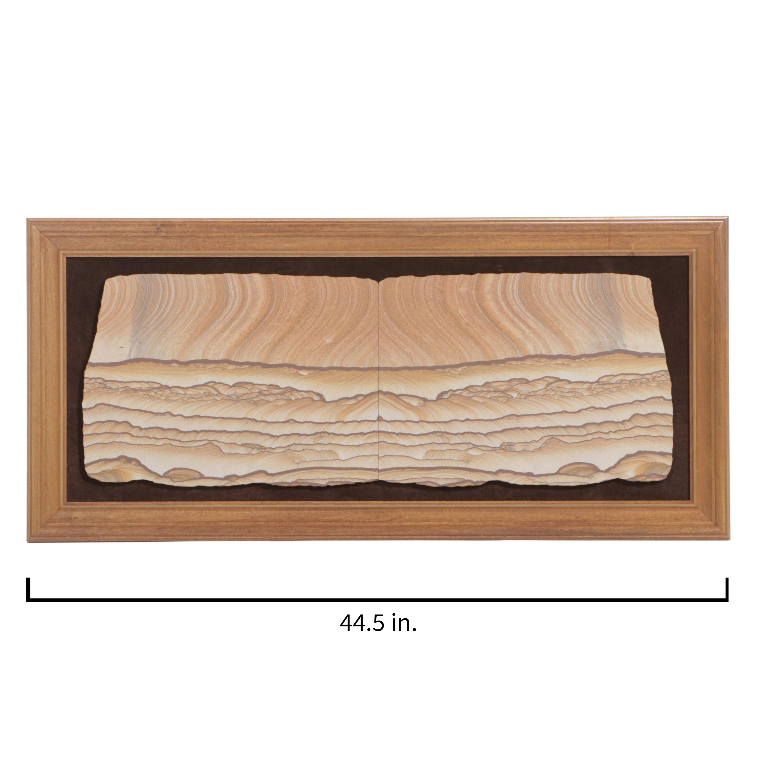 Mounted Kanab Sandstone "Landscape" Specimen