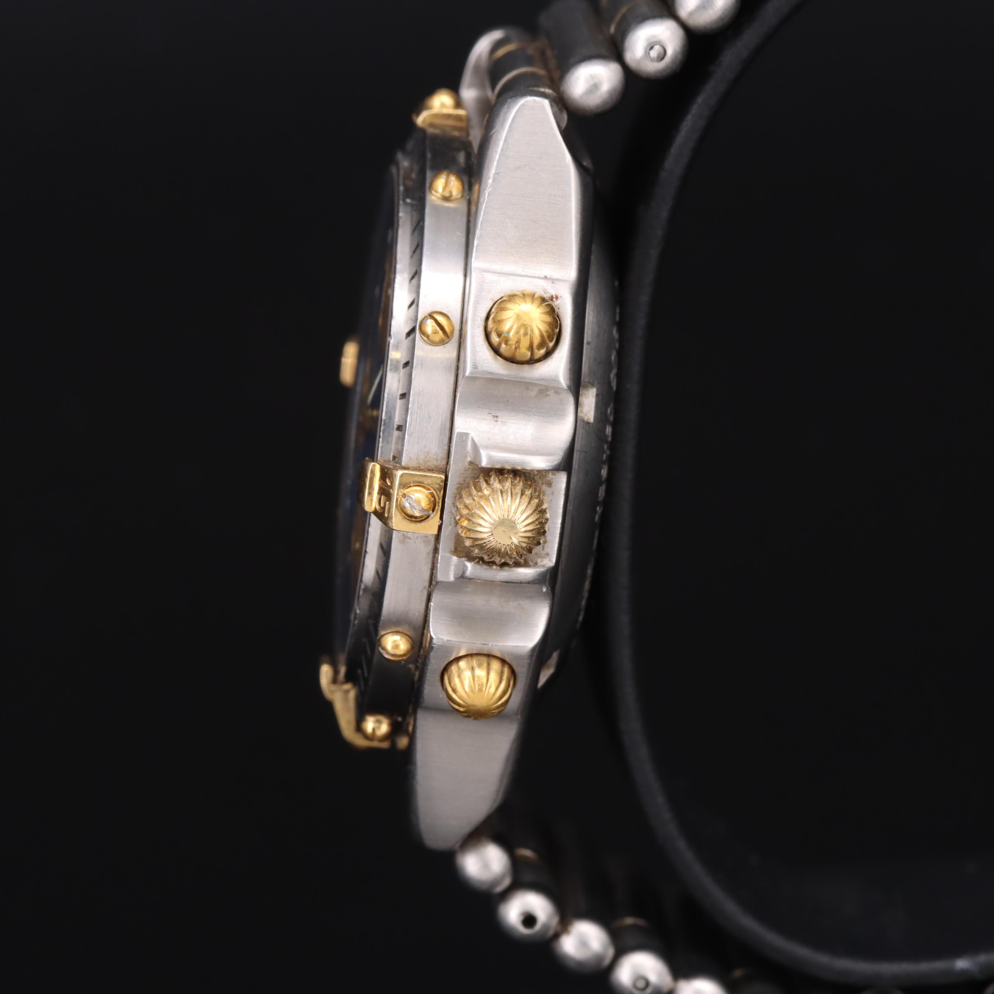 Vintage Breitling Chronomat 18K and Stainless Steel Chronograph Watch