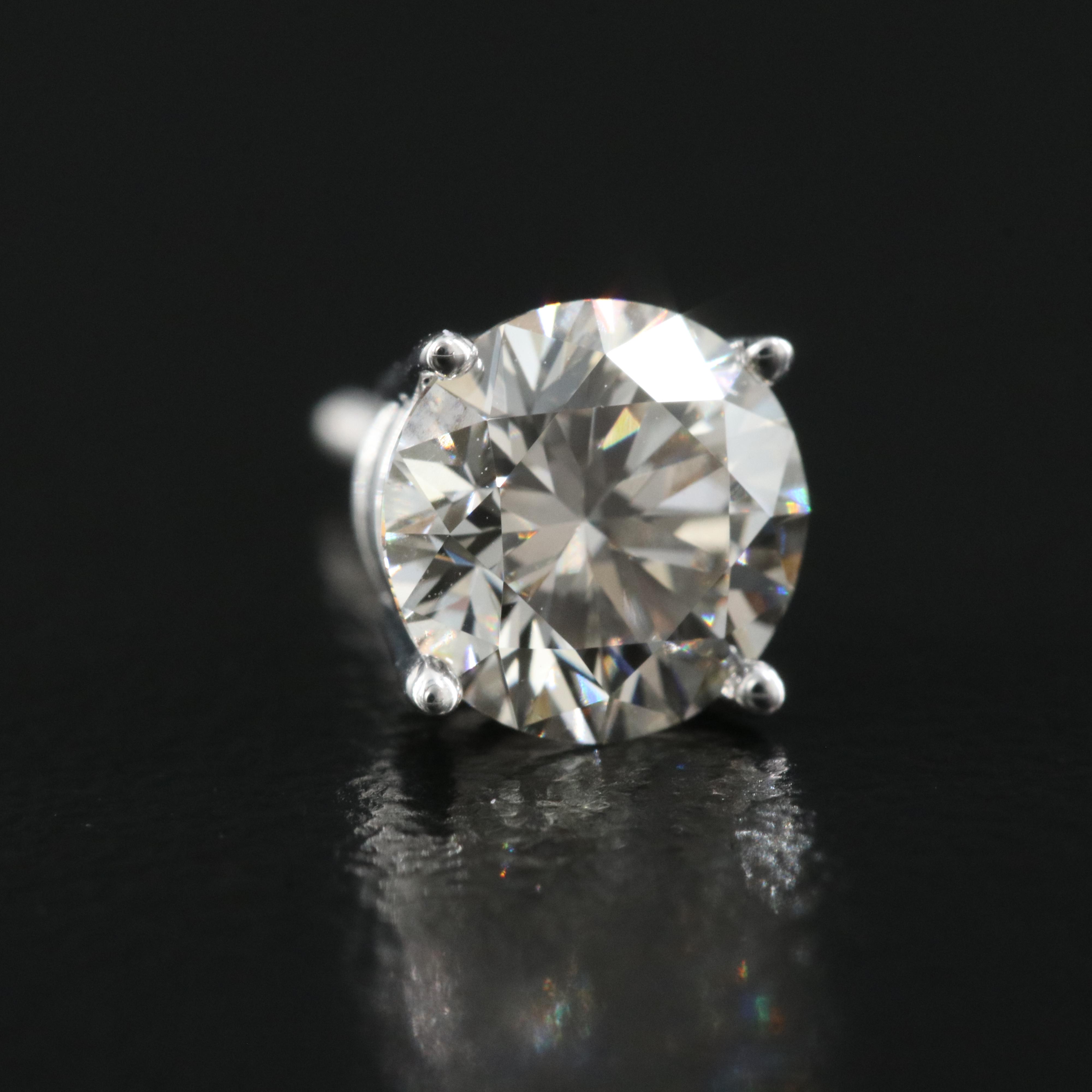 14K 1.52 CTW Lab Grown Diamond Stud Earrings