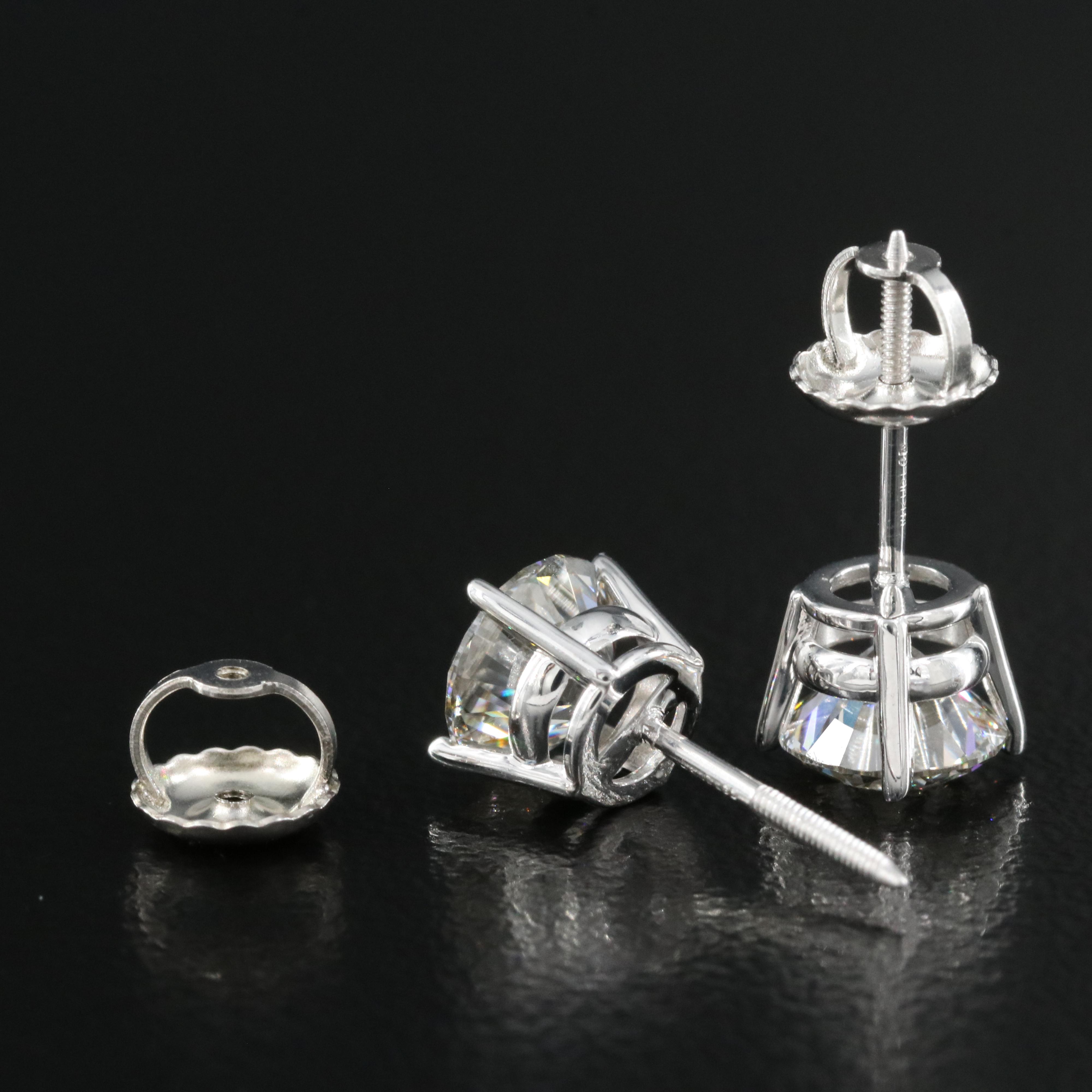 14K 1.52 CTW Lab Grown Diamond Stud Earrings