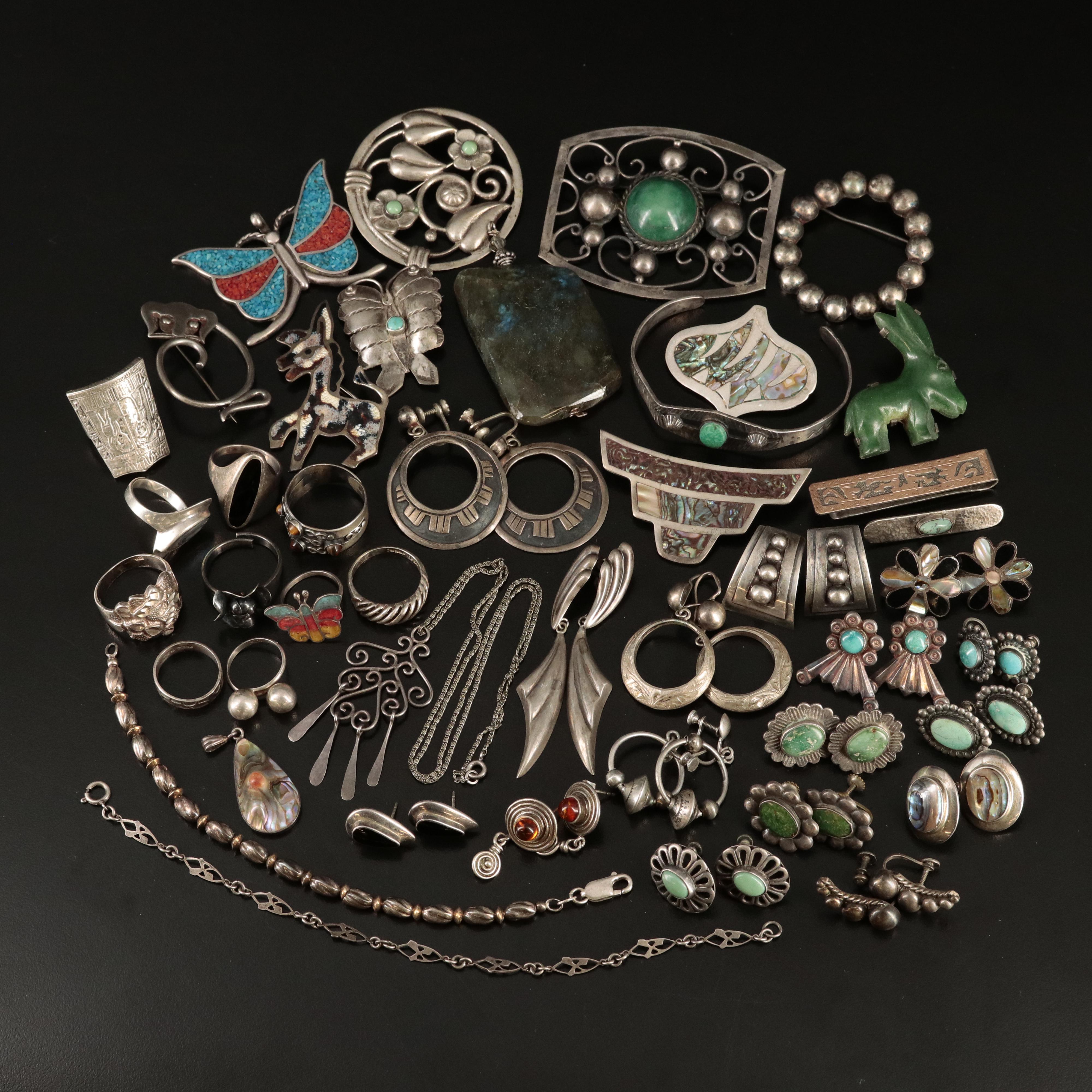 アクセサリー Mexican silver bracelet vintage VINTAGE SILVER ACCESSORY Vol.4 】 “ TAXCO MEXICAN SILVER BRACELET