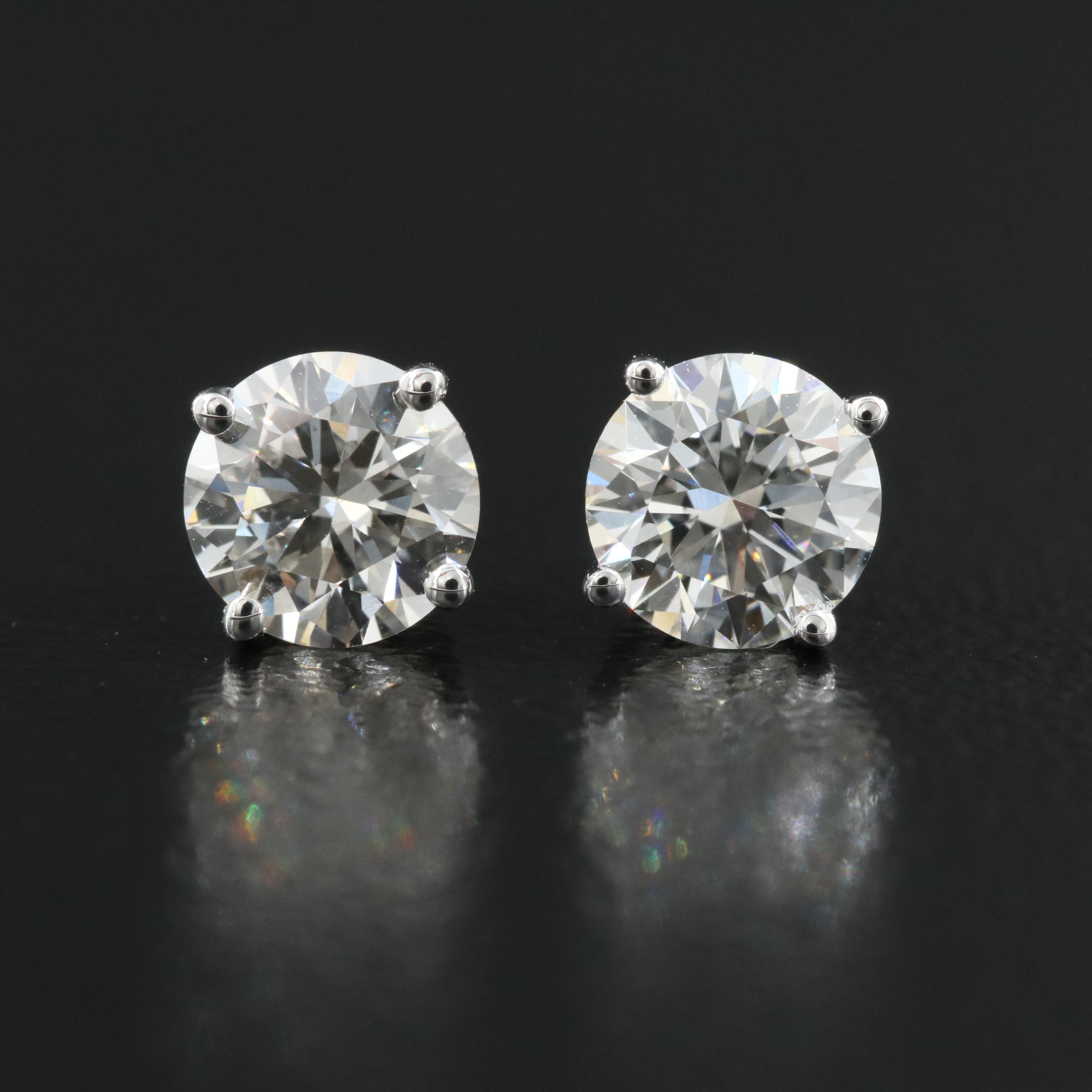 14K 1.14 CTW Lab Grown Diamond Stud Earrings